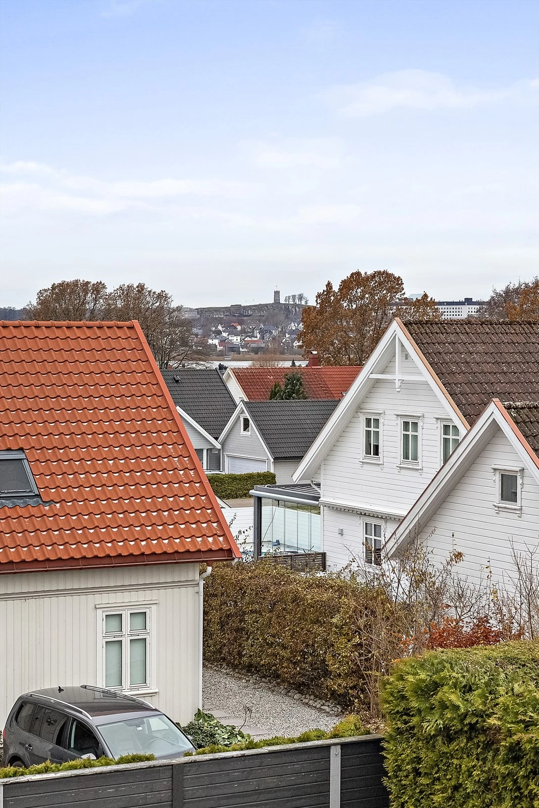 Herfra er det også fint utsyn helt inn mot Tønsberg by og Slottsfjellet. Galleribilde
