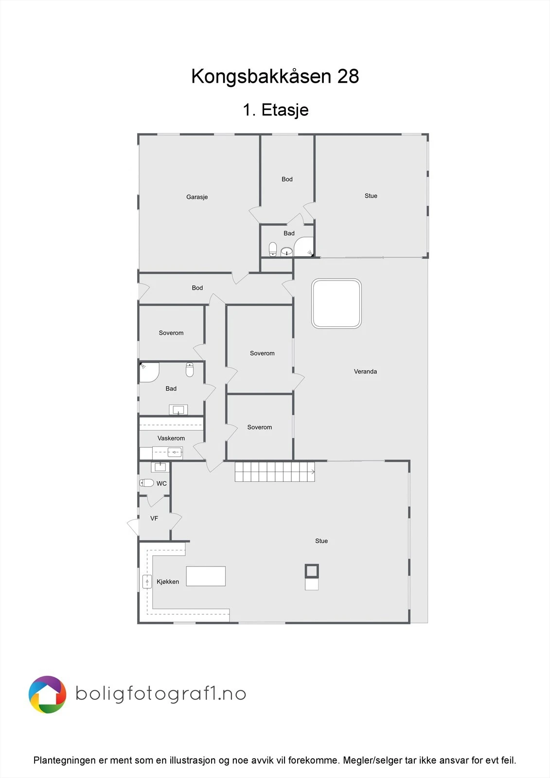 Plantegning Galleribilde