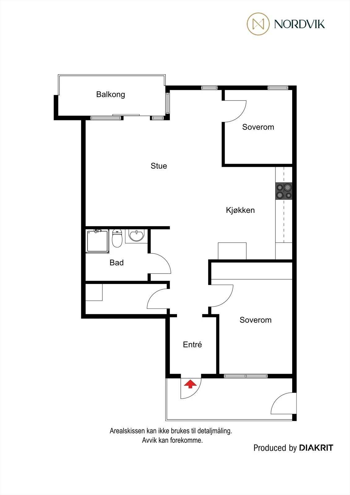 Plantegning 2D Galleribilde