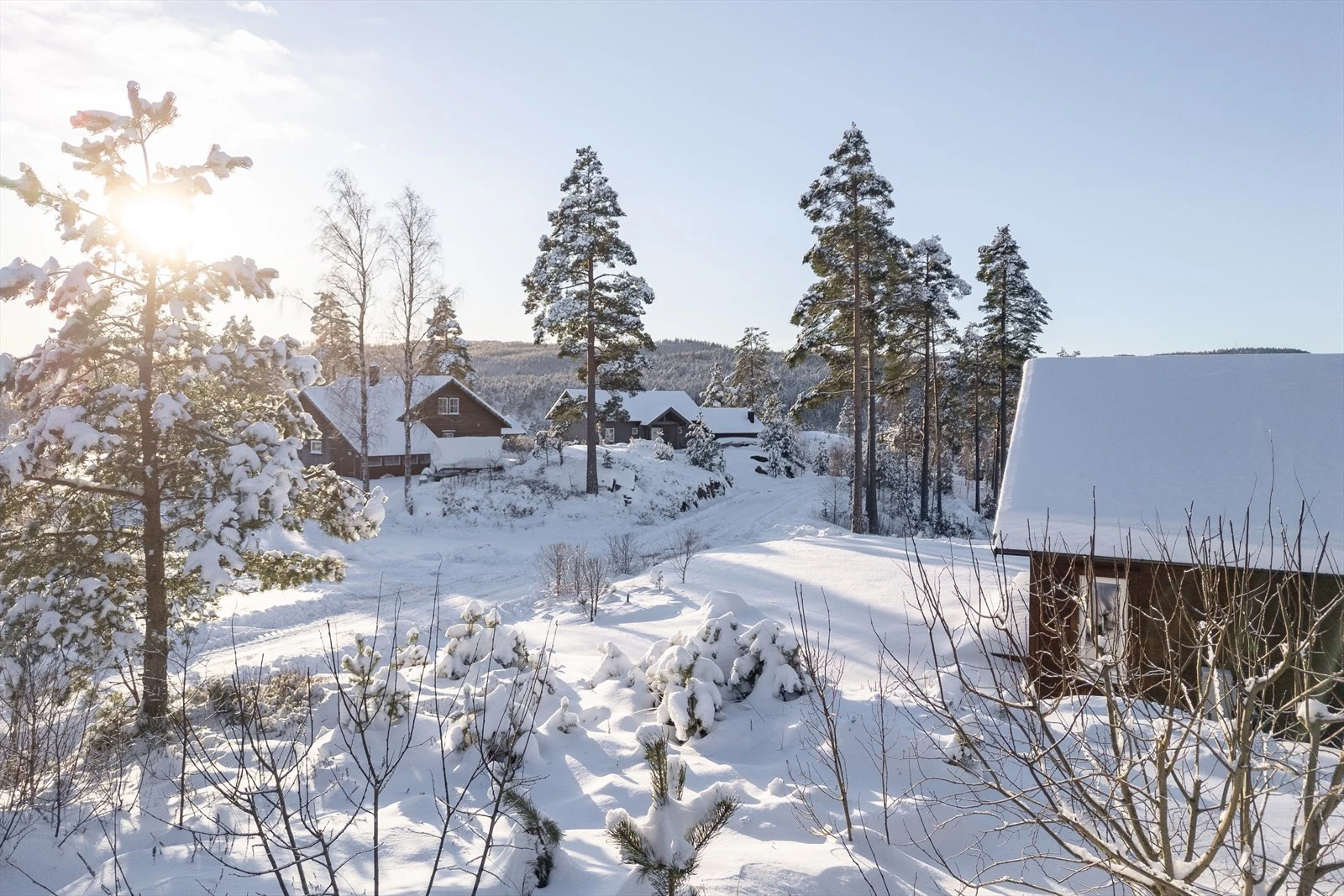 Brøyting av vei inngår i fellesutgiftene Galleribilde