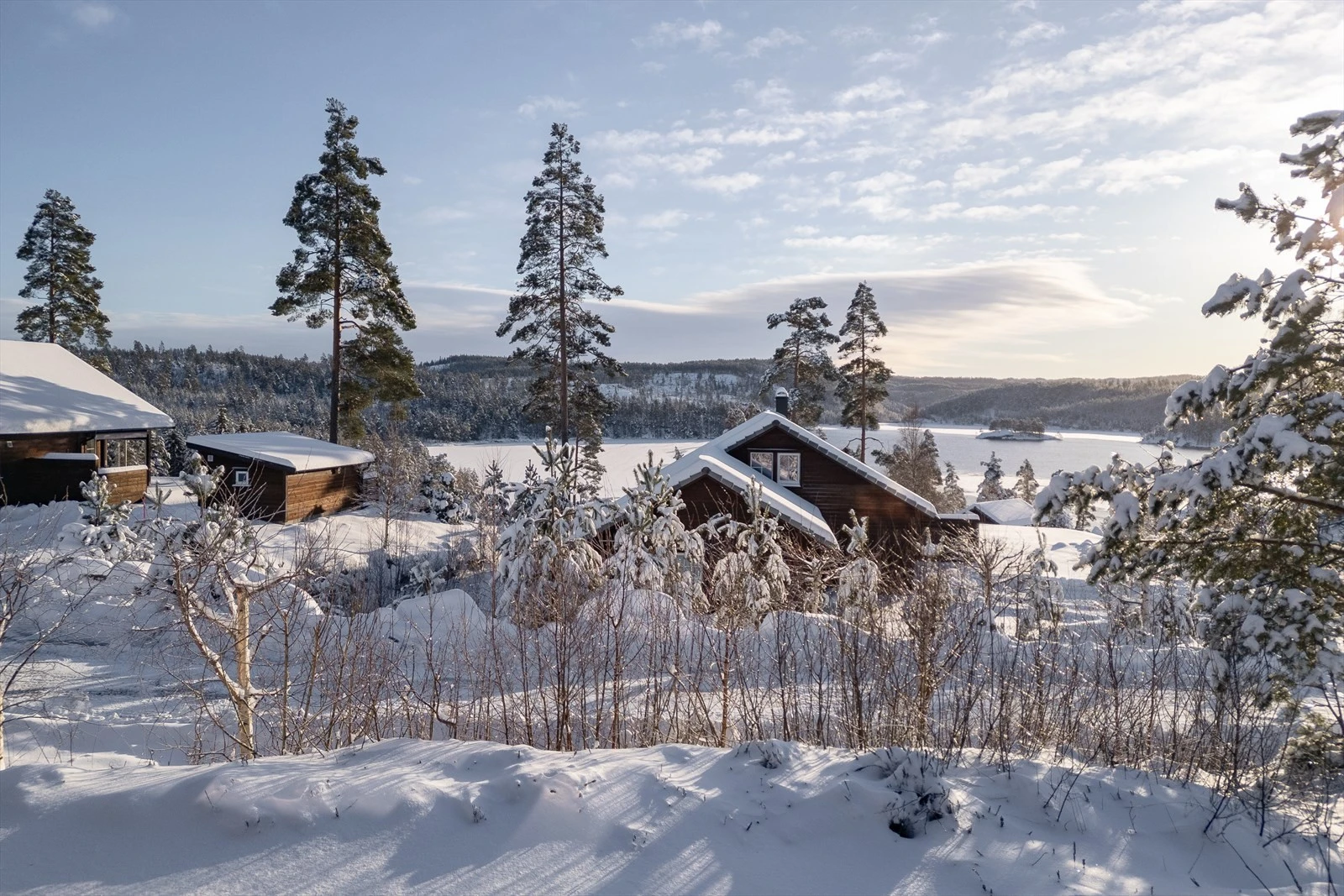 Solrik utsikt Galleribilde