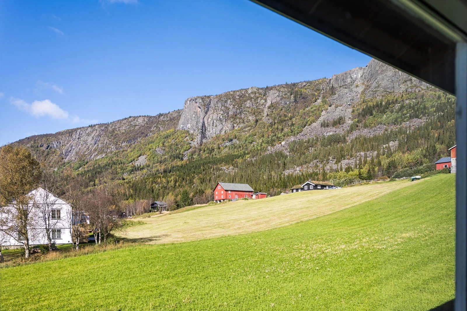 Fin utsikt fra stuen. Galleribilde