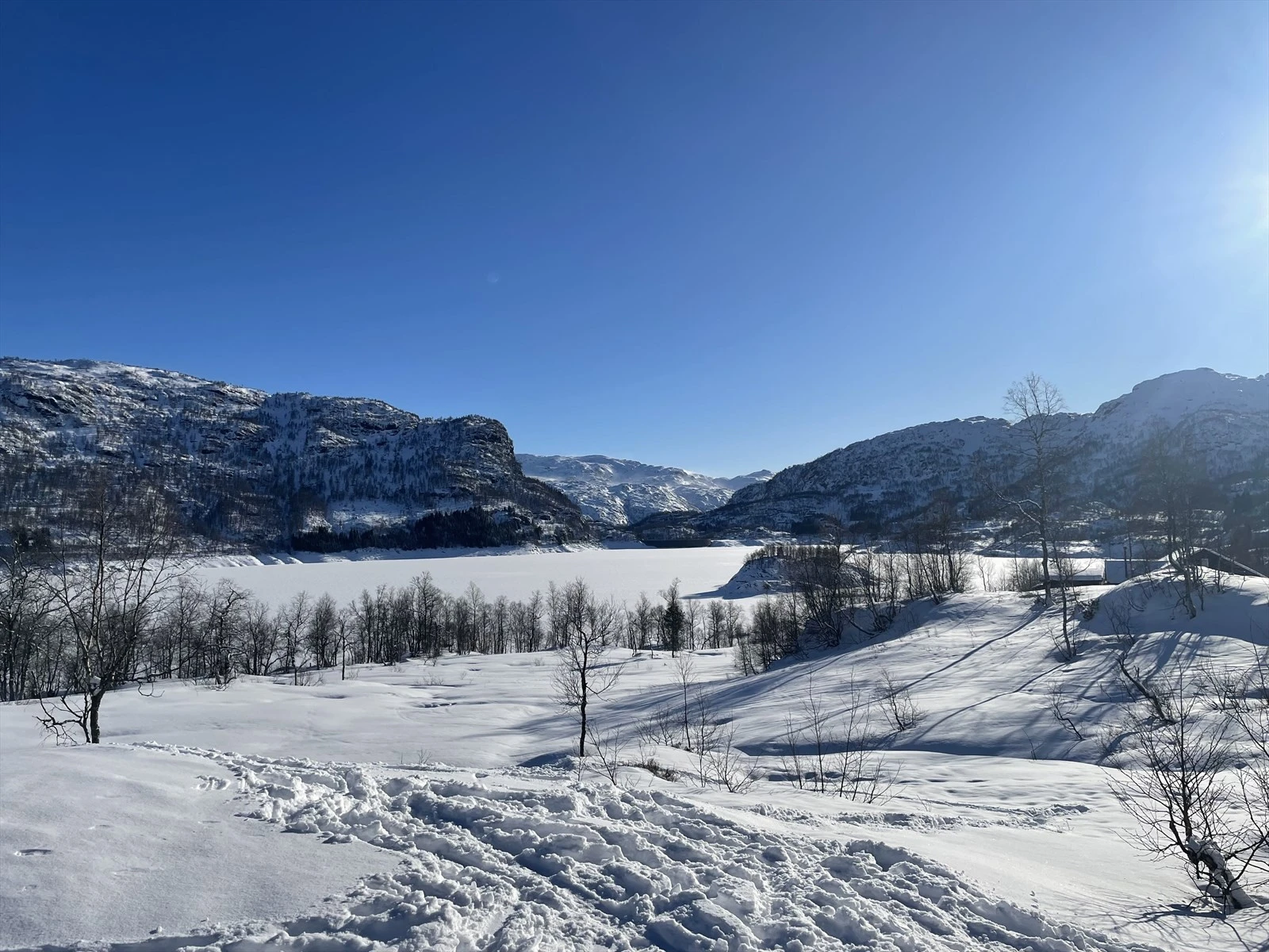 Vinter i Slettdalen Galleribilde