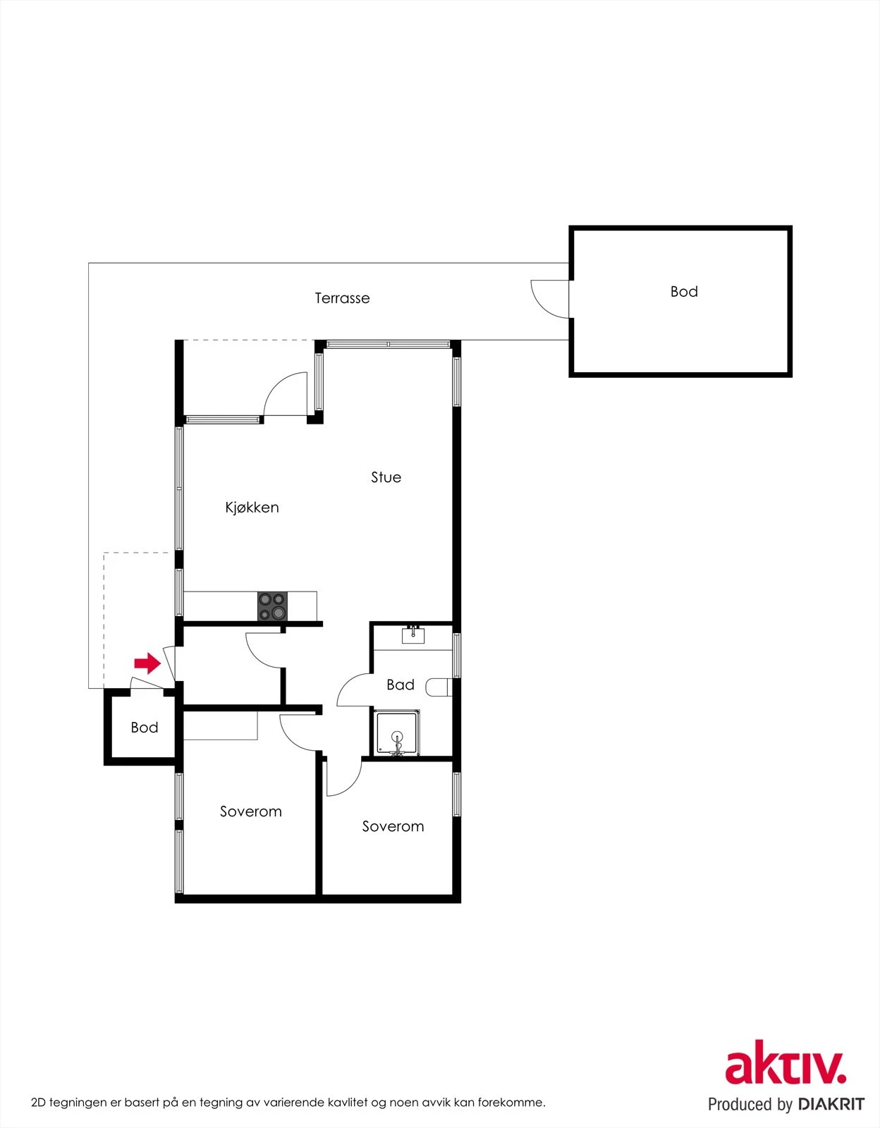 Plantegning Galleribilde