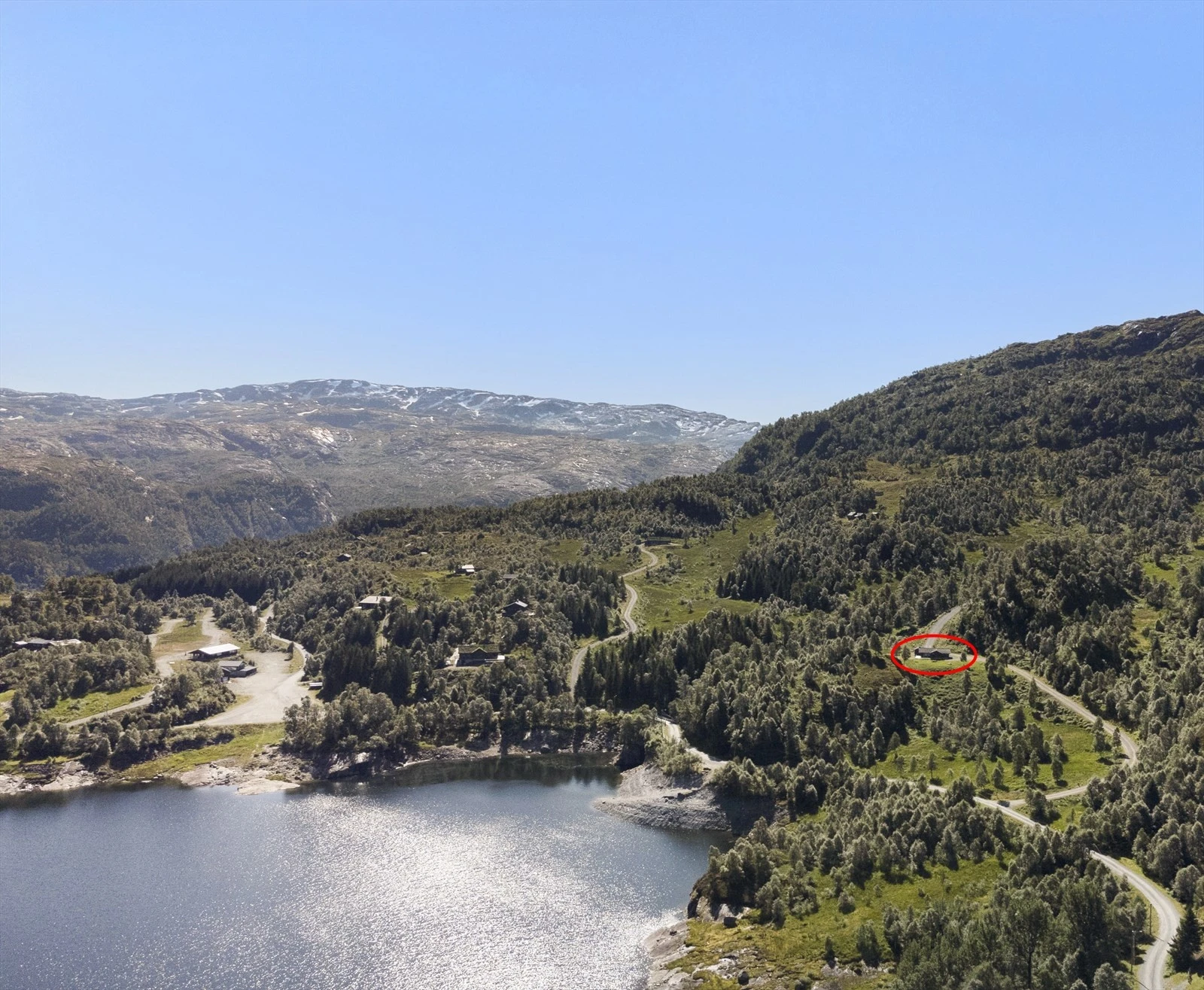 Merket hytte Galleribilde