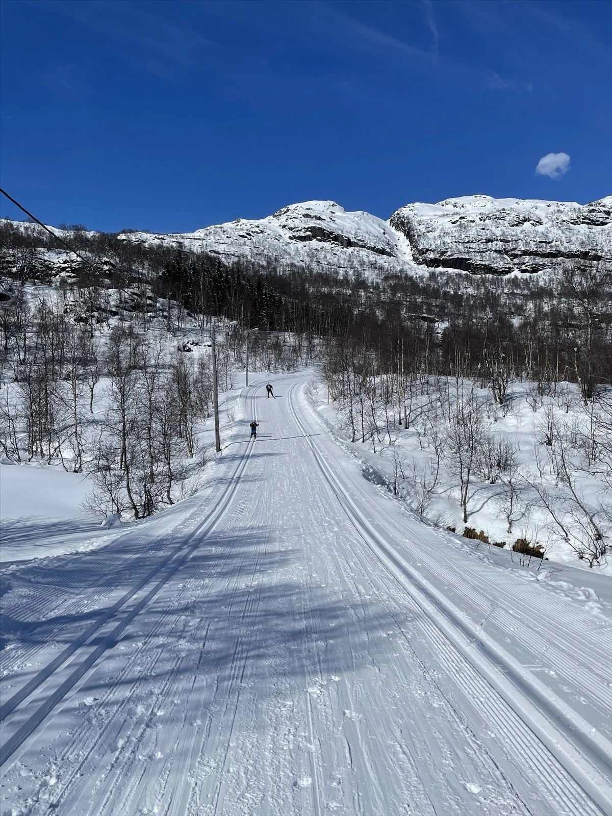 Meget flotte skiforhold med mange kilometer oppkjørte løyper Galleribilde