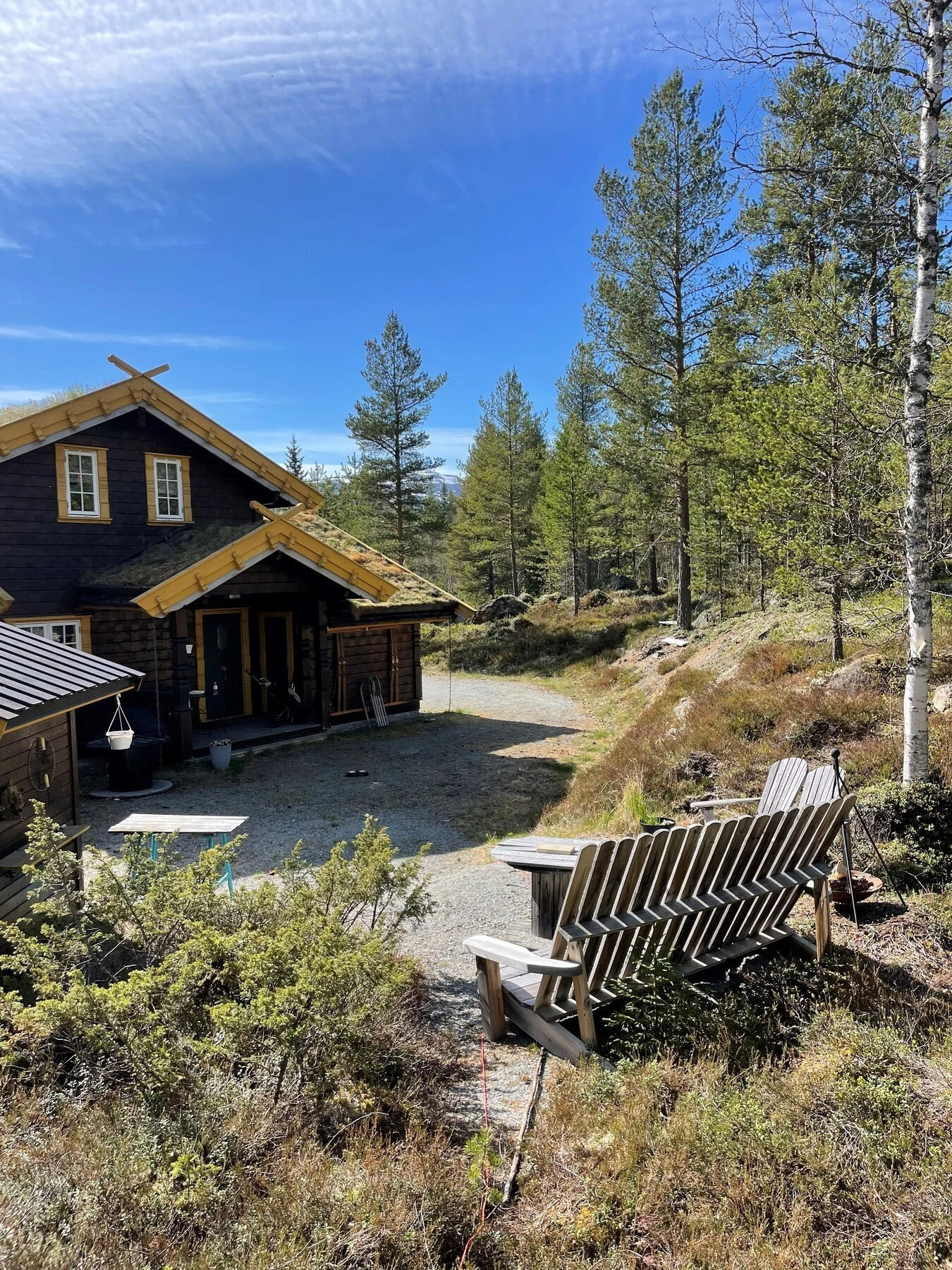 Stor hytte med umiddelbar nærhet til Golfbane. (bilde tatt av selger) Galleribilde