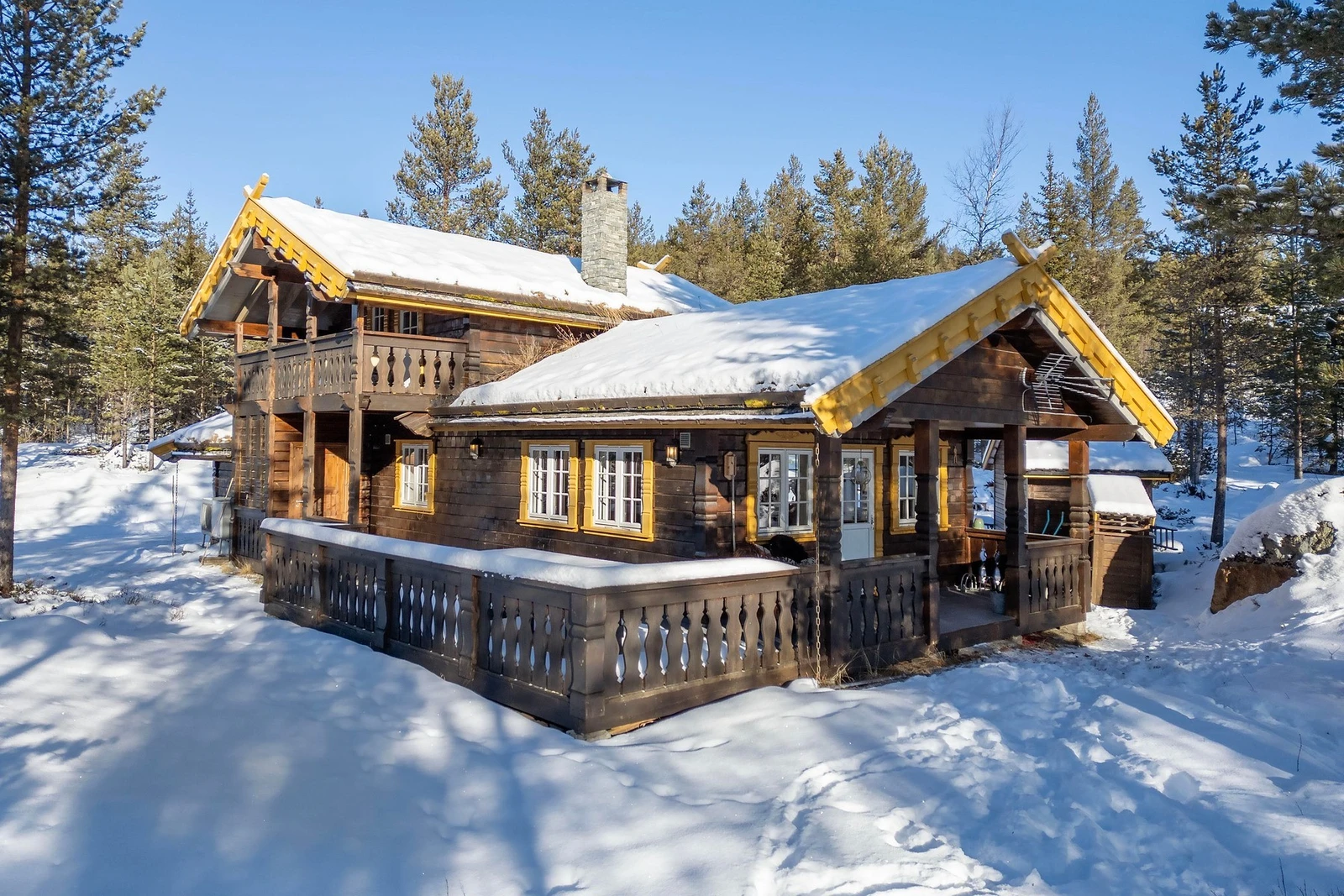 Vinterstemsning. Galleribilde