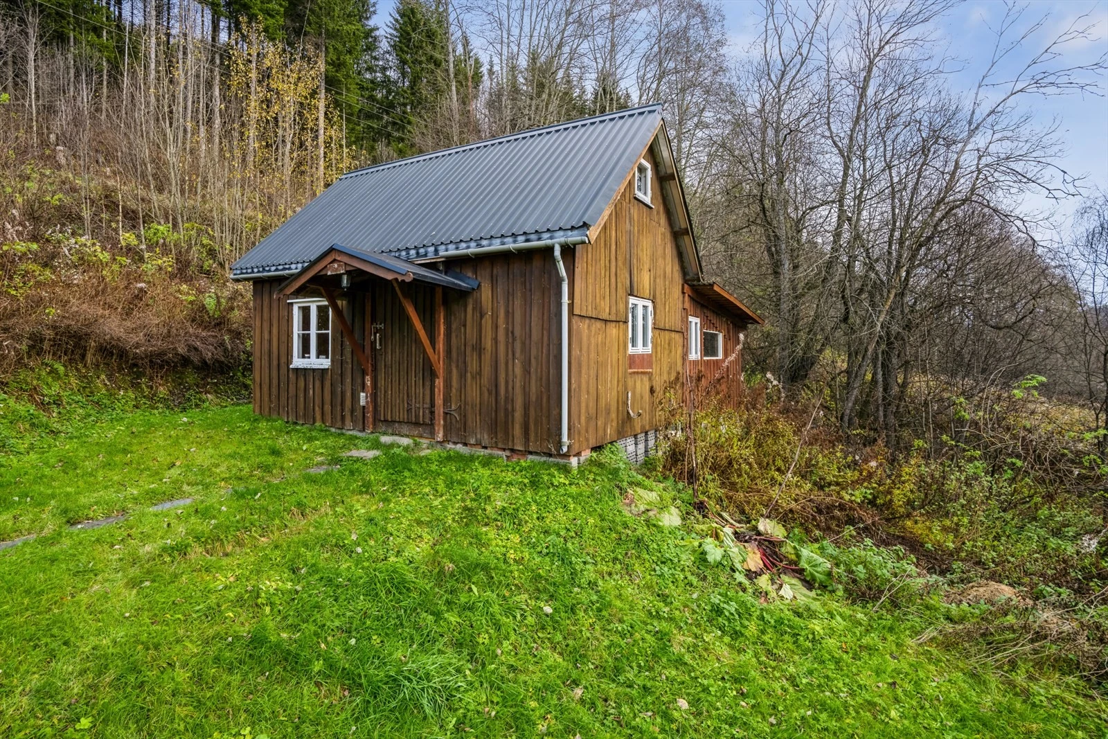 Uthus på tomten, gir boligen ekstra fleksibilitet og bruksmuligheter. Galleribilde