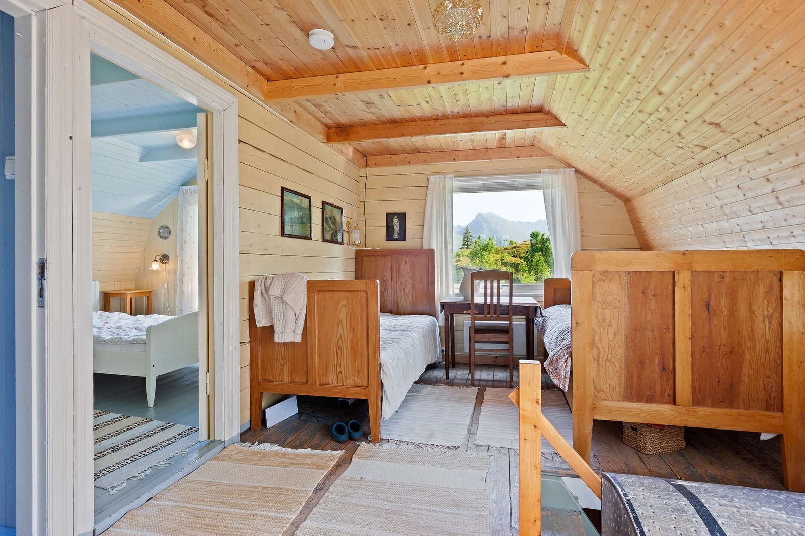 Gang som har vært benyttet som soverom av selger. Galleribilde