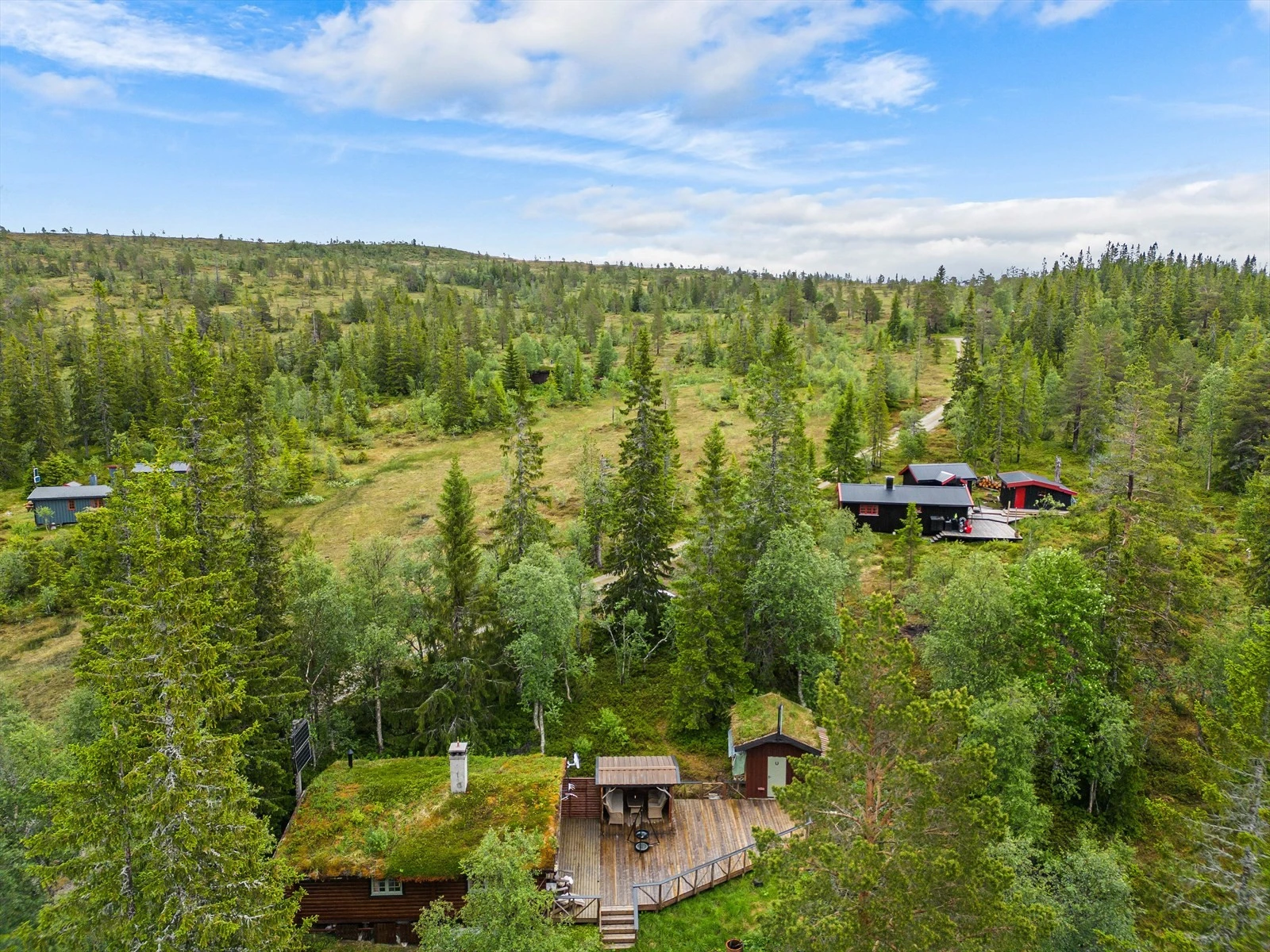 Trivelig fjellhytte med fantastisk beliggenhet. Galleribilde