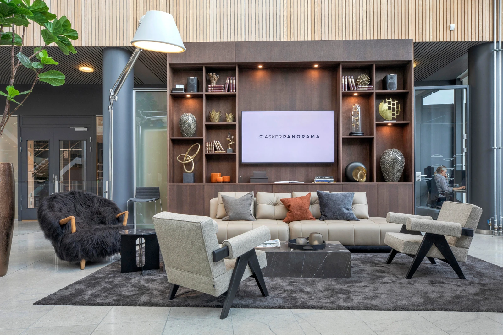 Lounge i inngangspartiet og resepsjonsområdet Galleribilde