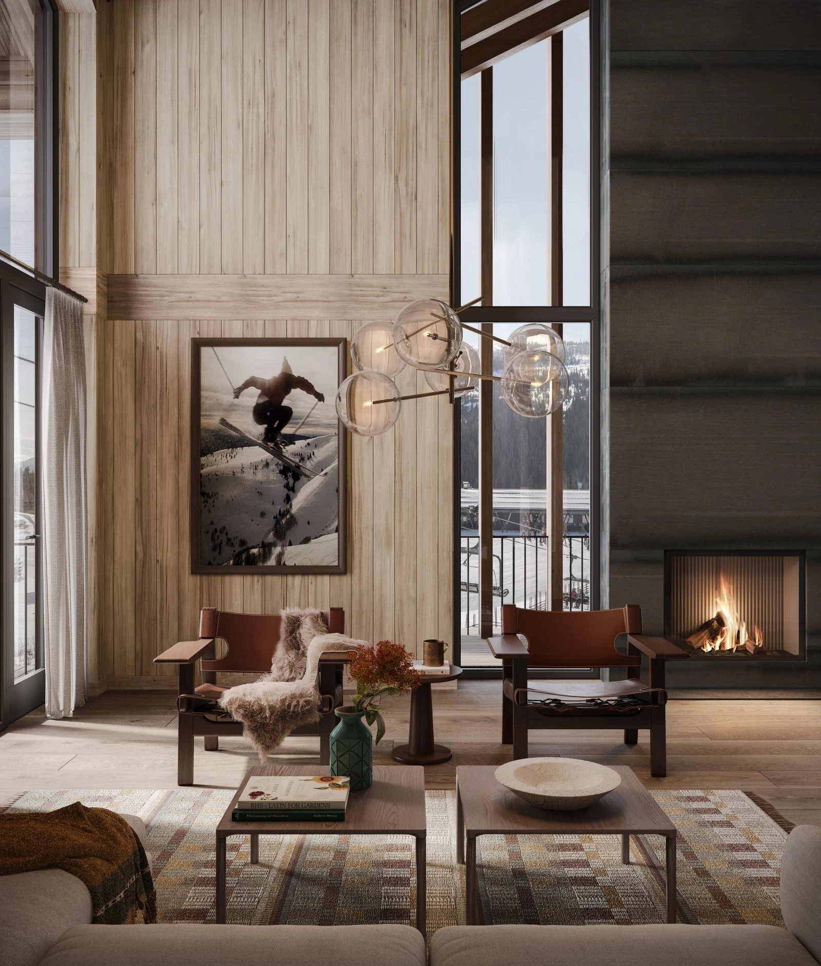 Toppleilighet med imponerende takhøyde! Illustrasjon av leil. H5. Galleribilde