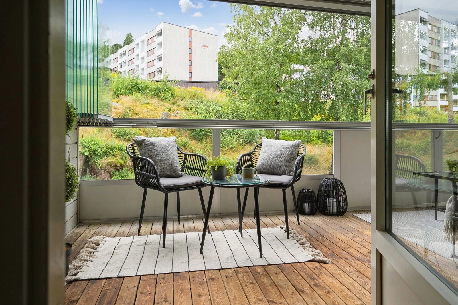 Nyt roen ute - her er det lett å trives.