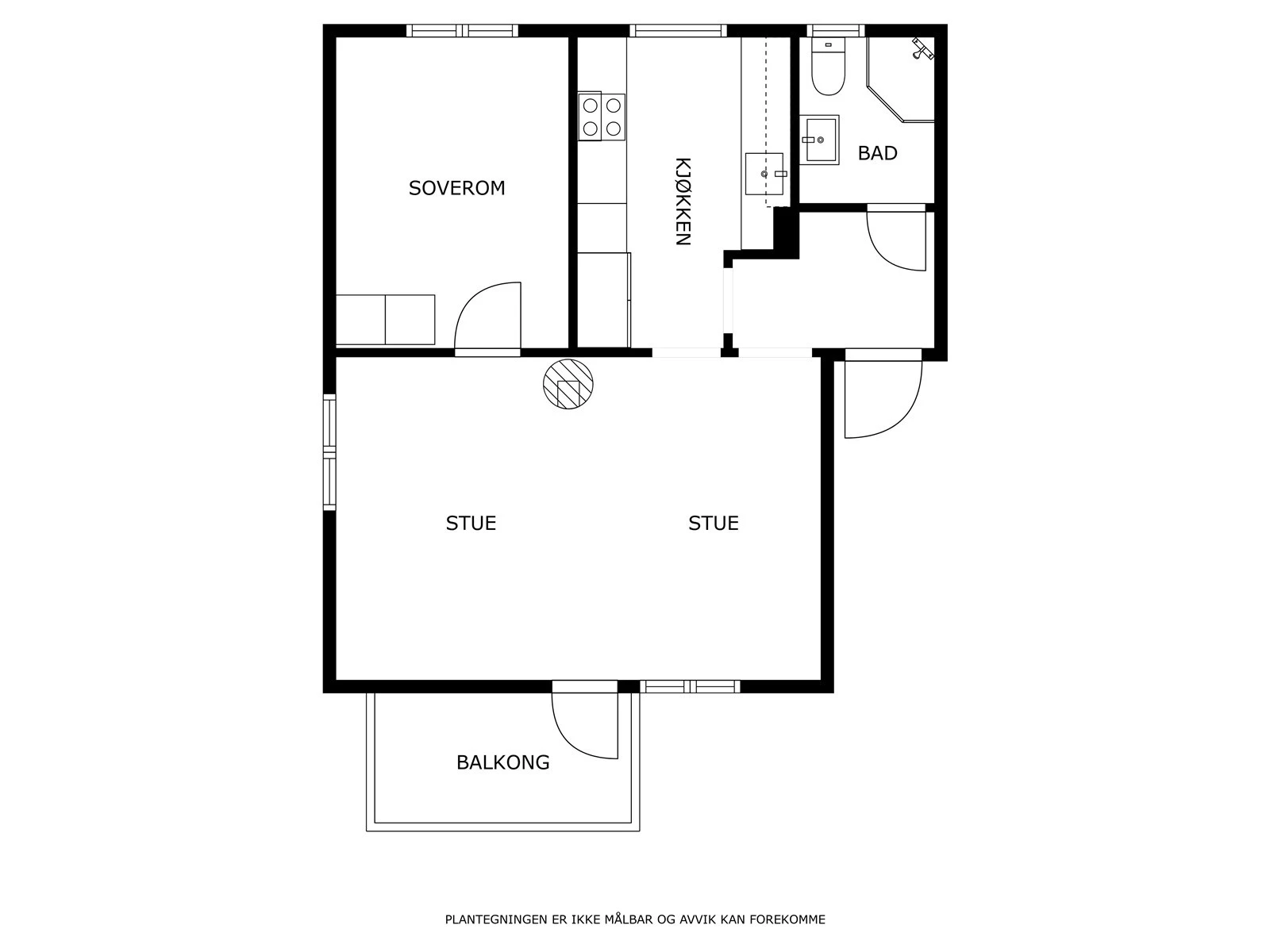 Plantegning. Galleribilde