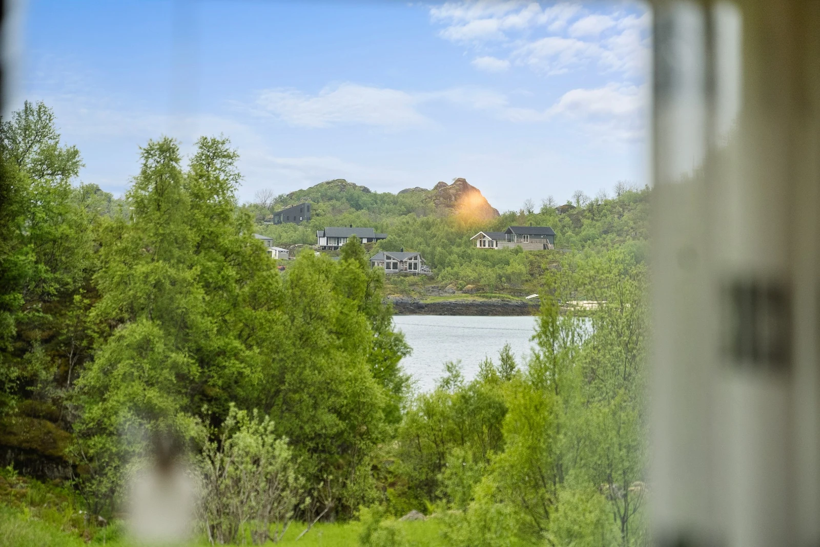 Skjønn utsikt fra vinduene! Galleribilde