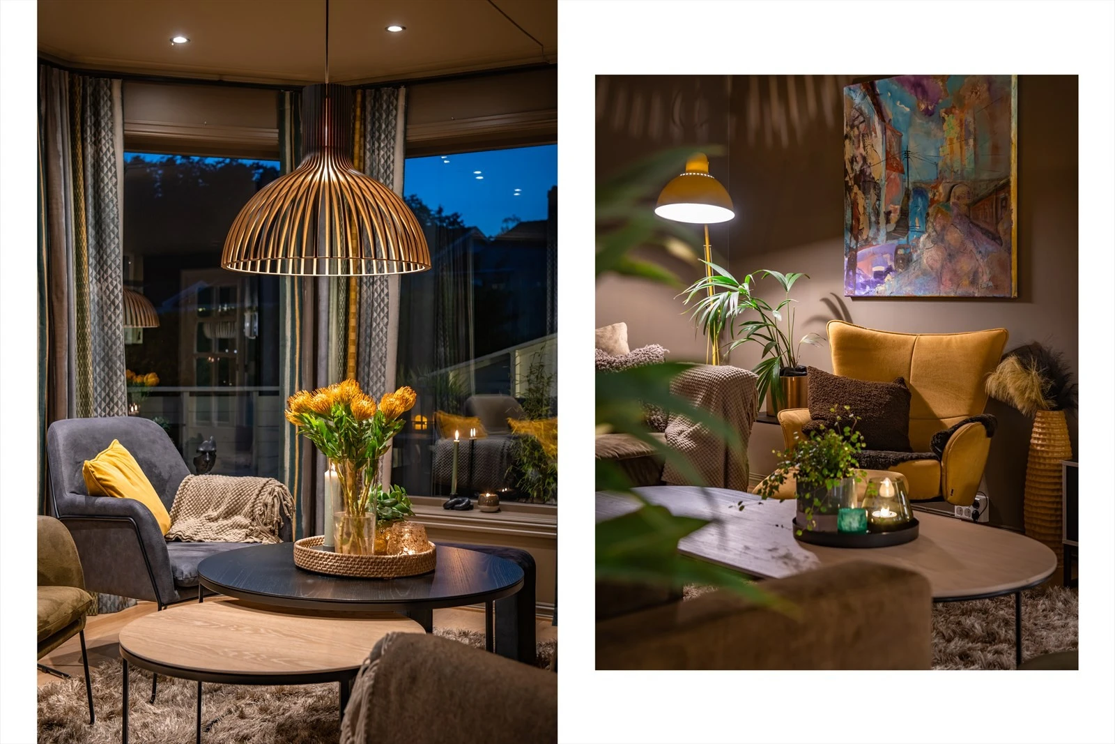 I karnappet er det plass til en hyggelig sittegruppe, eller et flygel om man vil. Galleribilde