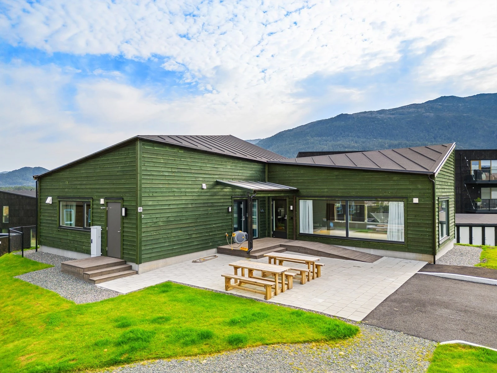 Det er også felles grendahus til bruk for beboere på Gåsakiltoppen! Galleribilde