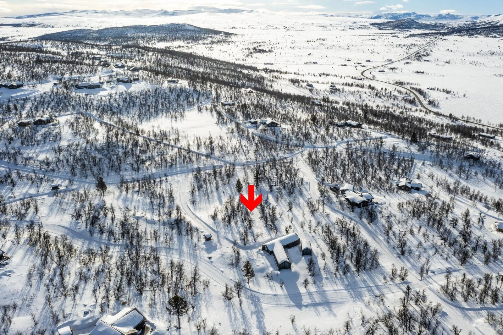 Velkommen til Dagalifjell! En flott beliggende hyttetomt med flotte sol- og utsiktsforhold Galleribilde