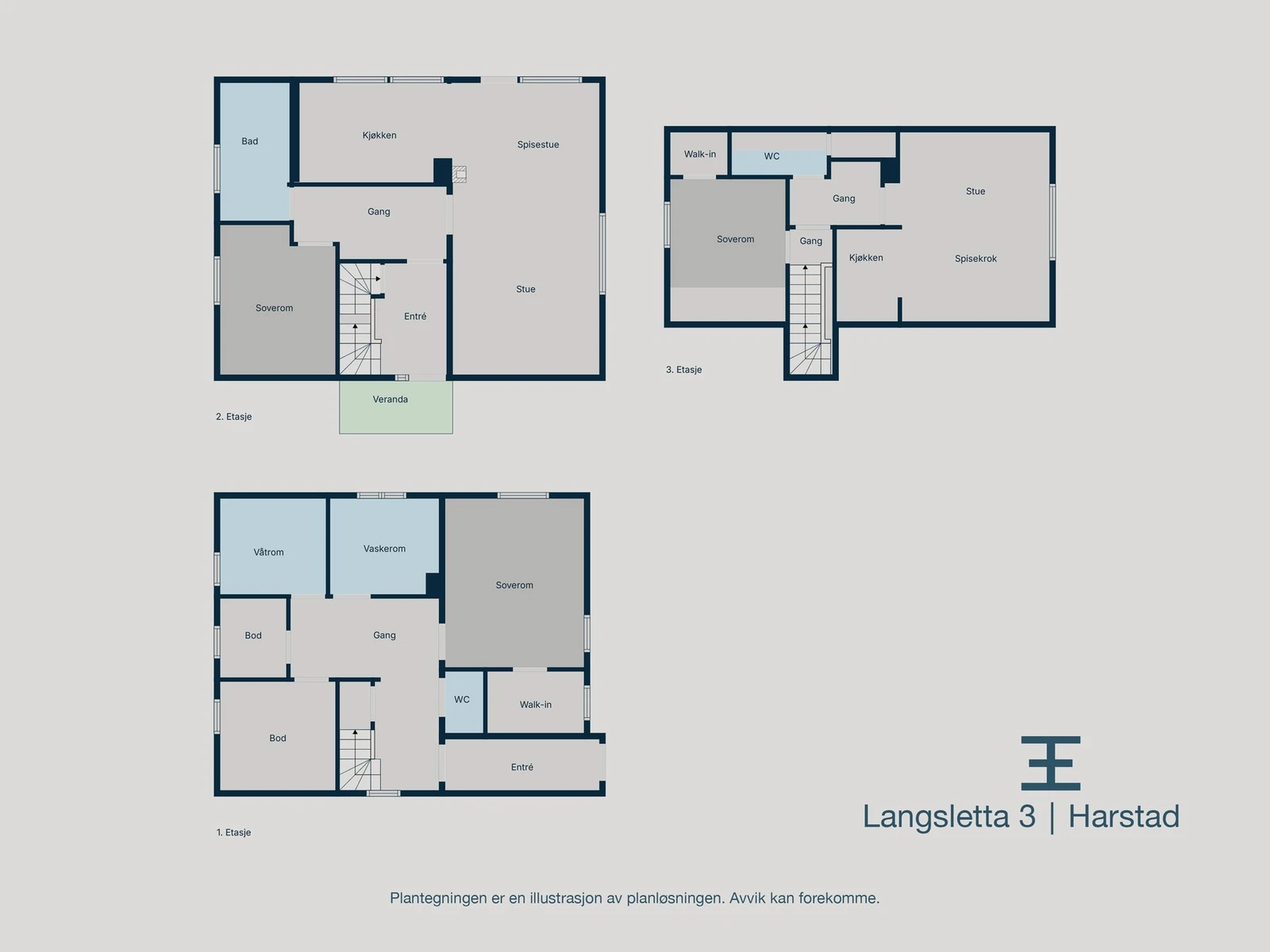 Plantegninger samlet Galleribilde