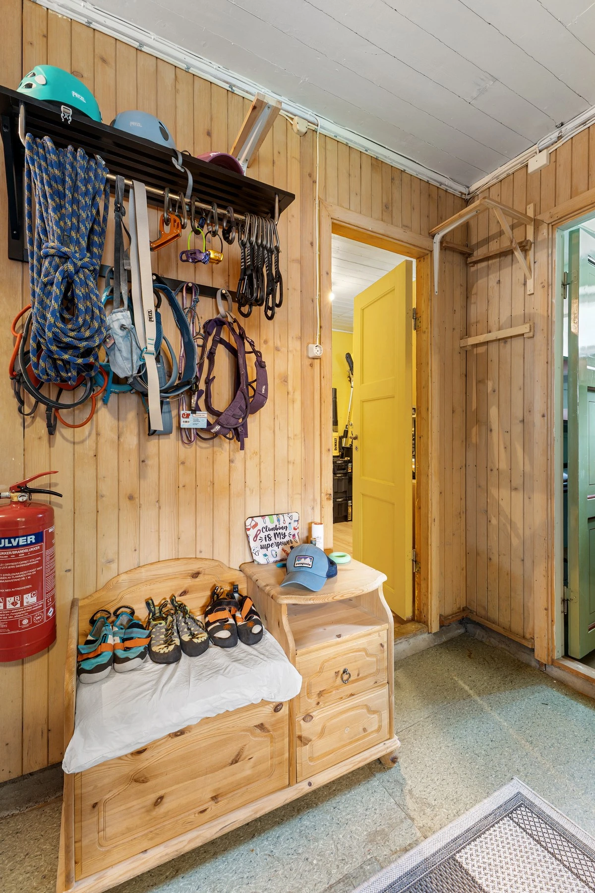 Gang mellom bod og vaskerom Galleribilde