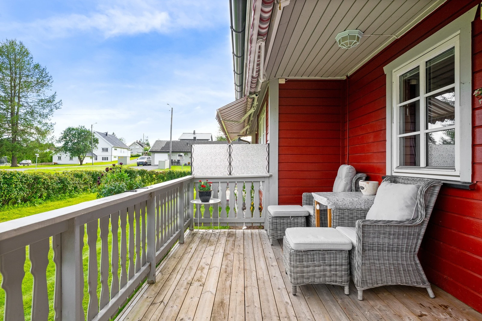 Fin uteplass med fritt utsyn Galleribilde