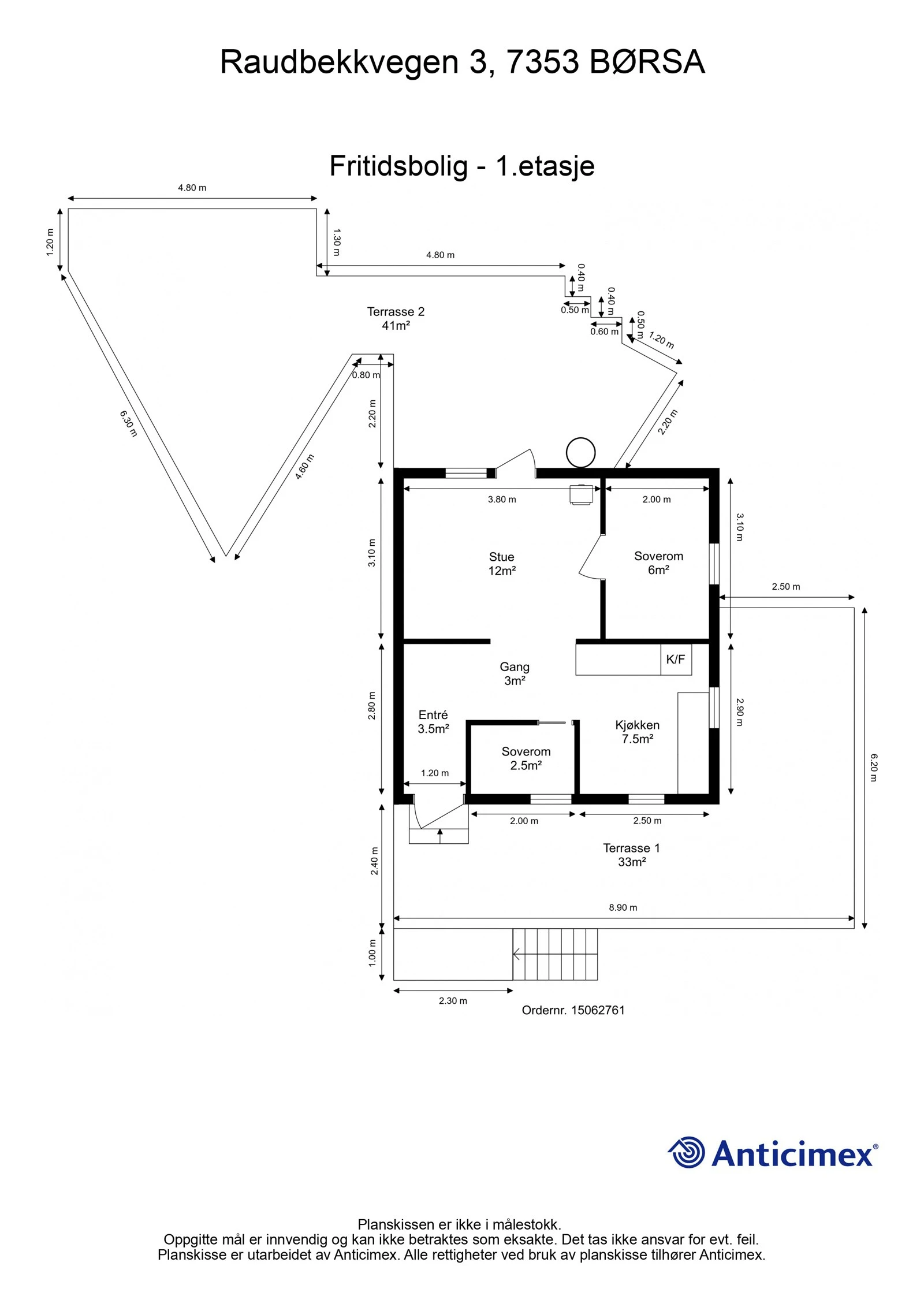 Plantegning - 1.etasje Galleribilde