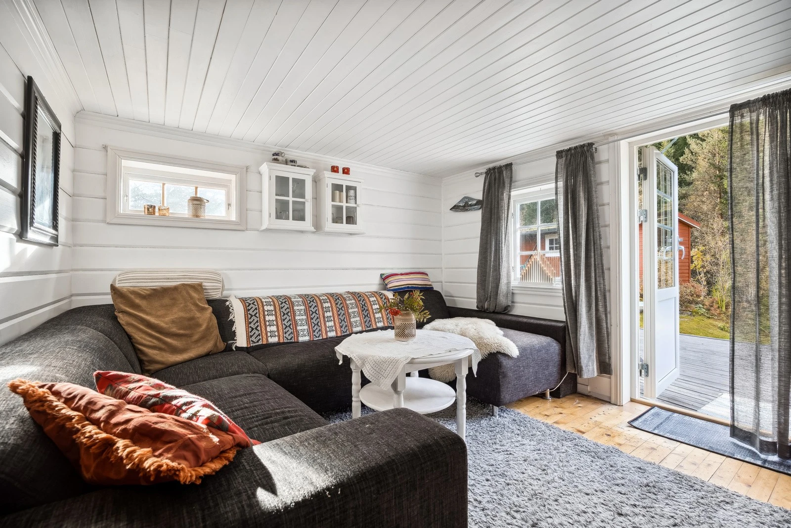 Her er det god plass til sofa med tilhørende møblement. Galleribilde