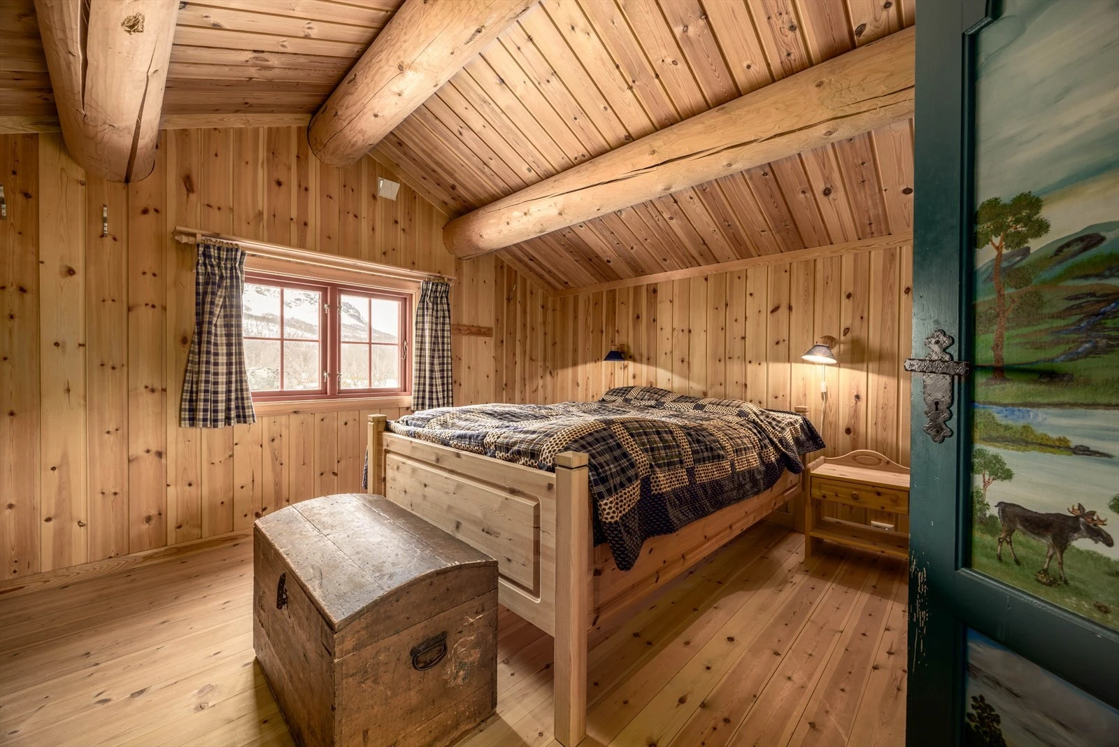 Hovedsoverom i loftsetajse. Galleribilde