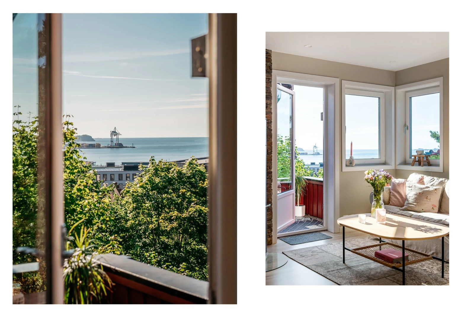 Fra boligen er det hyggelig utsikt mot Larviksfjorden. Denne blir man aldri lei. Galleribilde