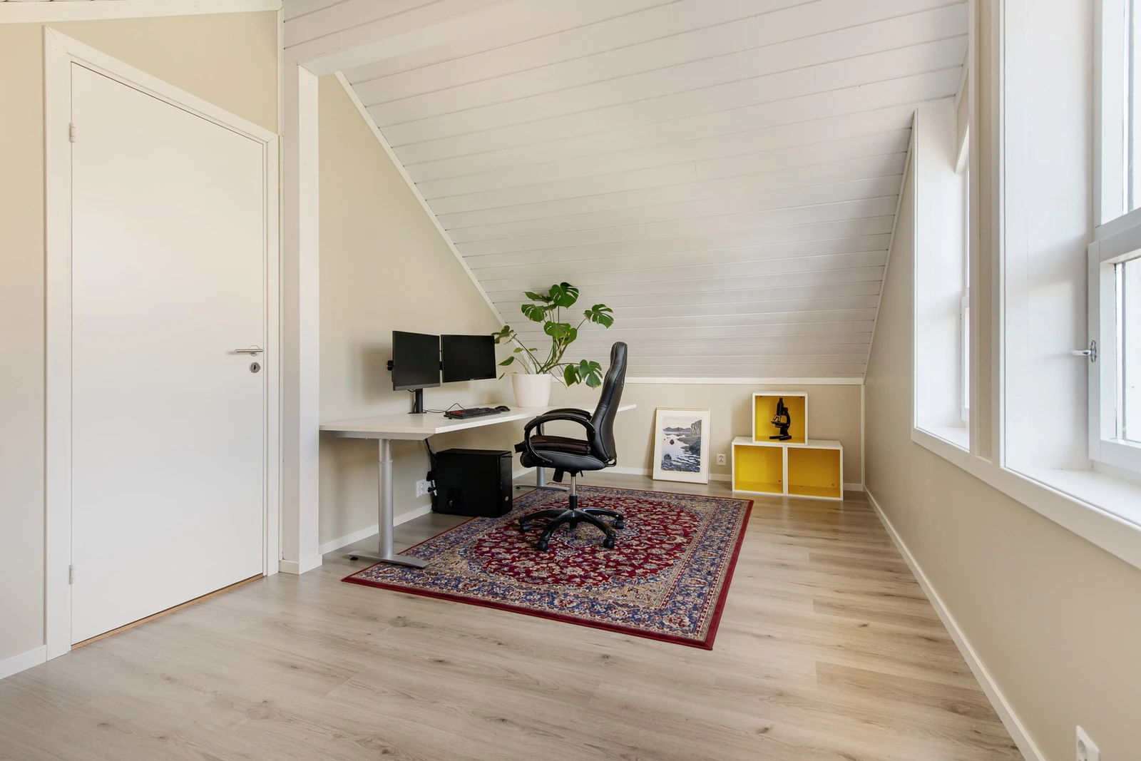 Kontor / soverom er også pusset opp i 2025. Galleribilde