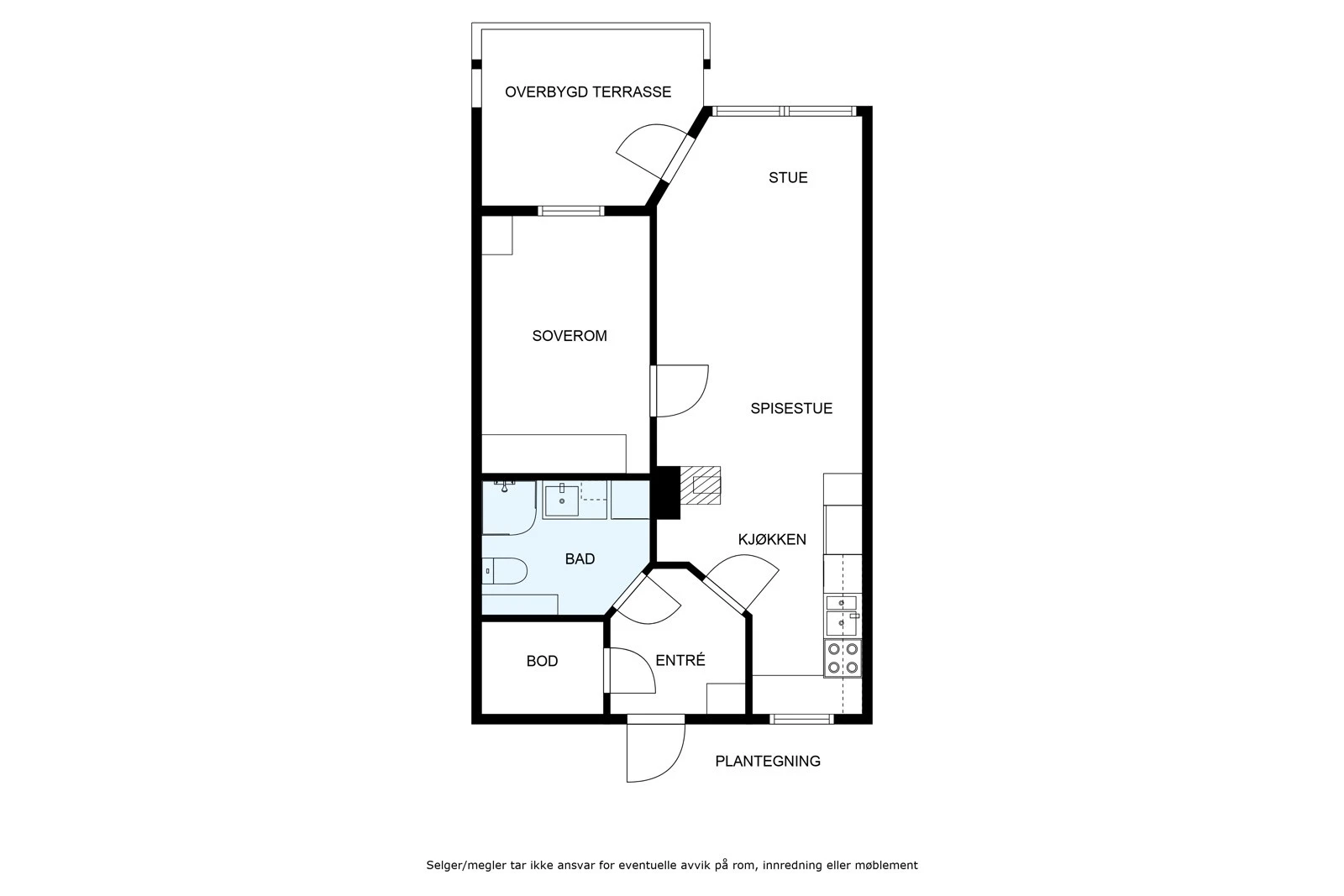 Plantegning Galleribilde