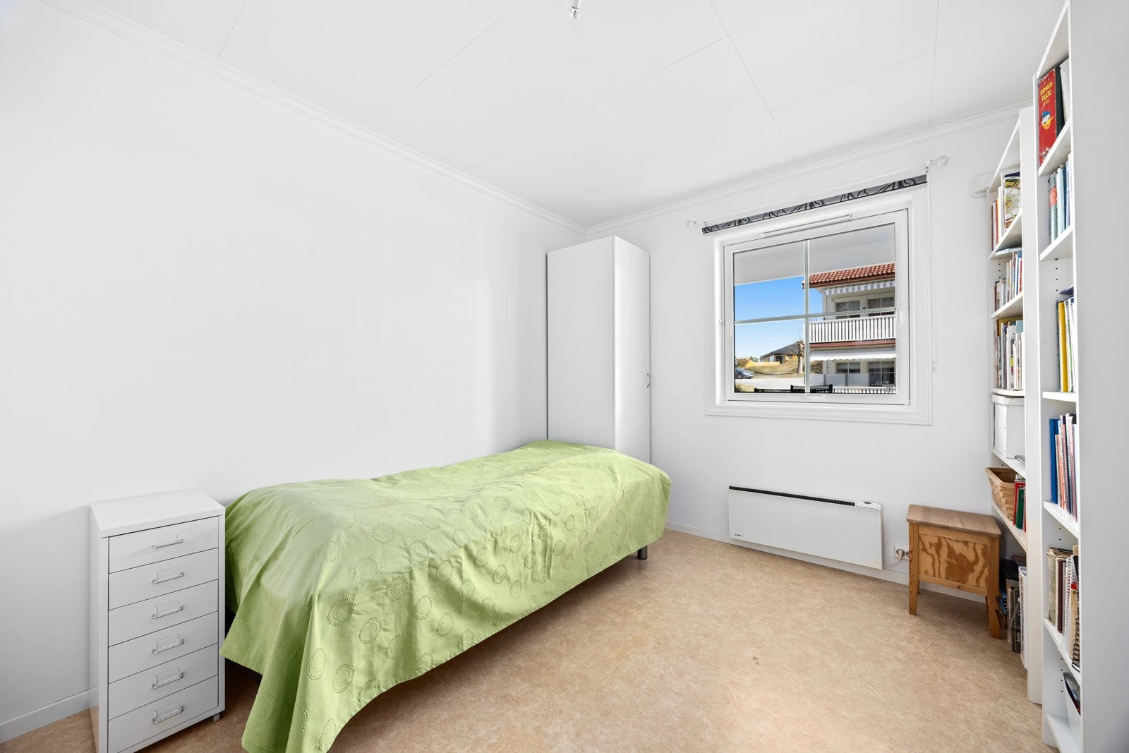 Leiligheten har et soverom av god størrelse. Galleribilde