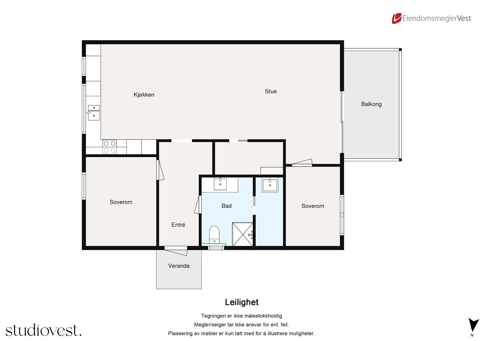 Planskisse Galleribilde