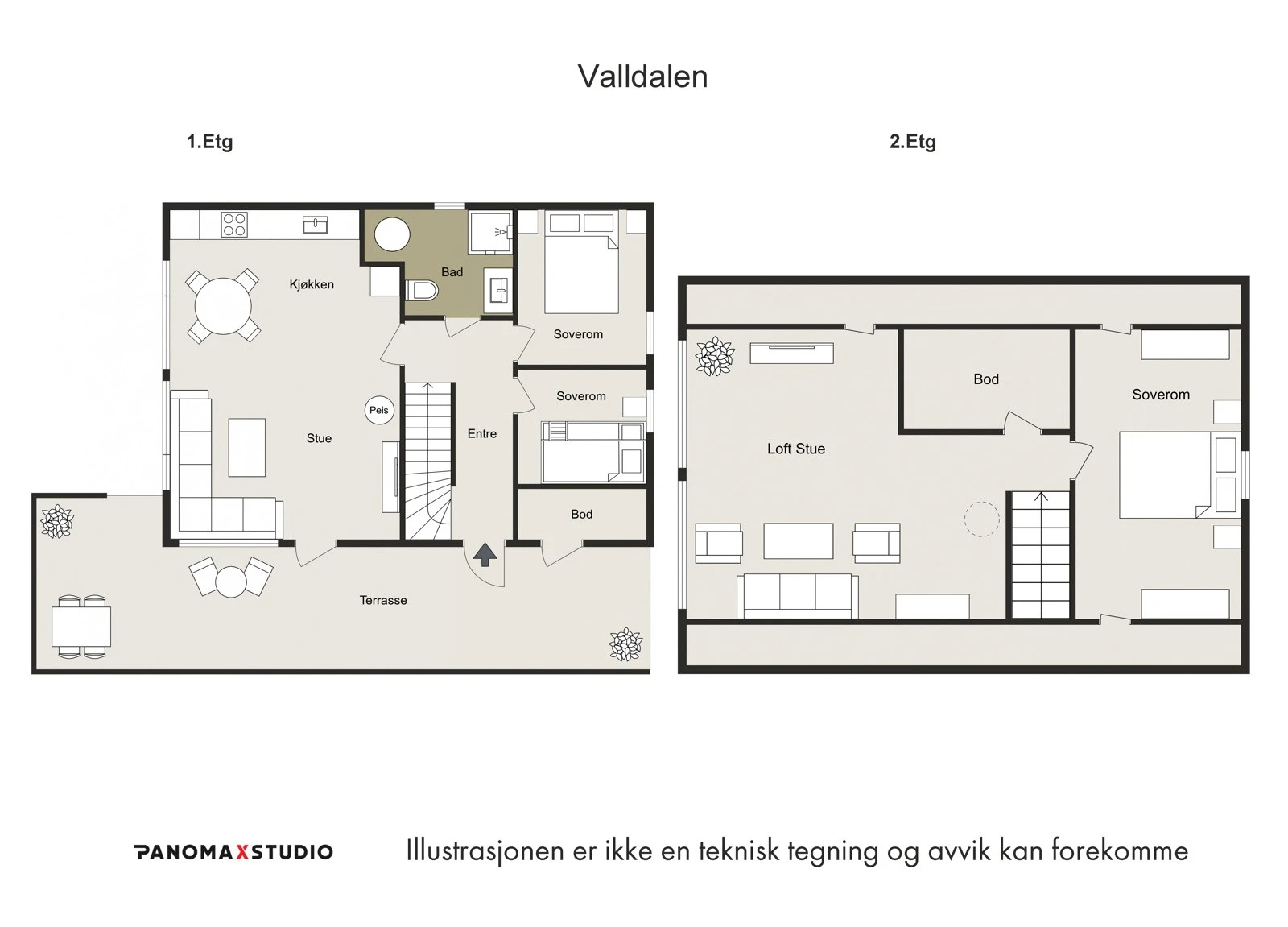 Plantegning. Galleribilde