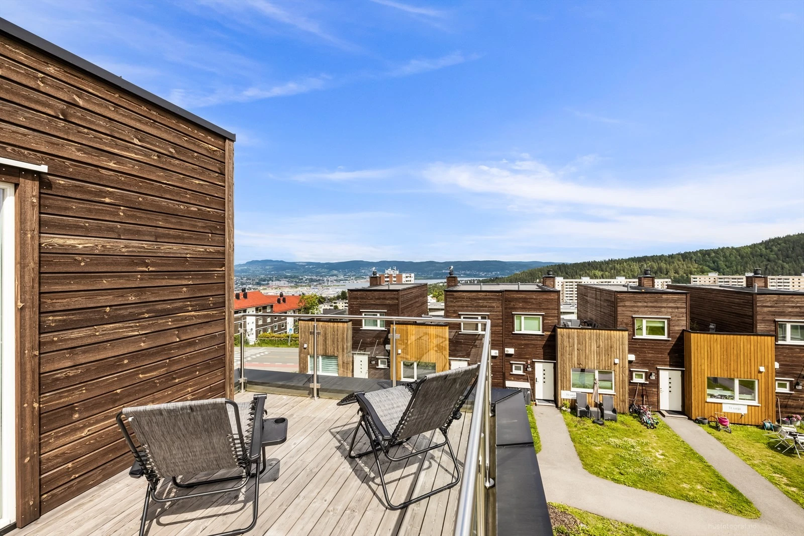 Nydelig takterrasse