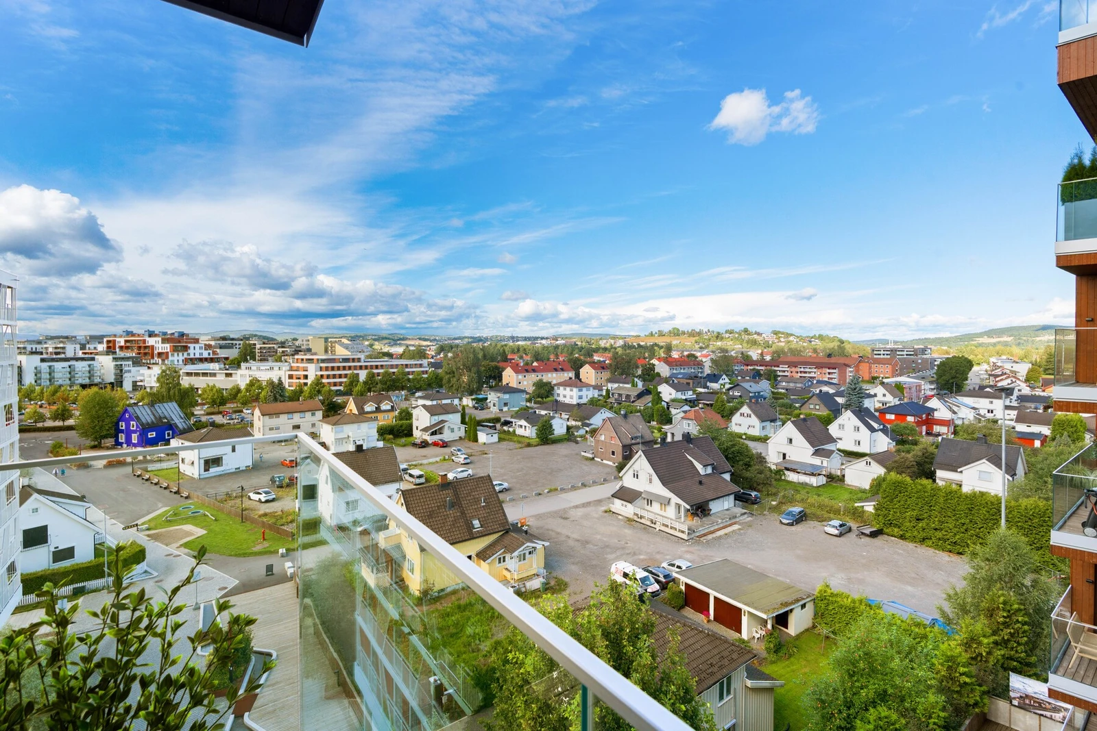 Langstrakt utsikt. Galleribilde