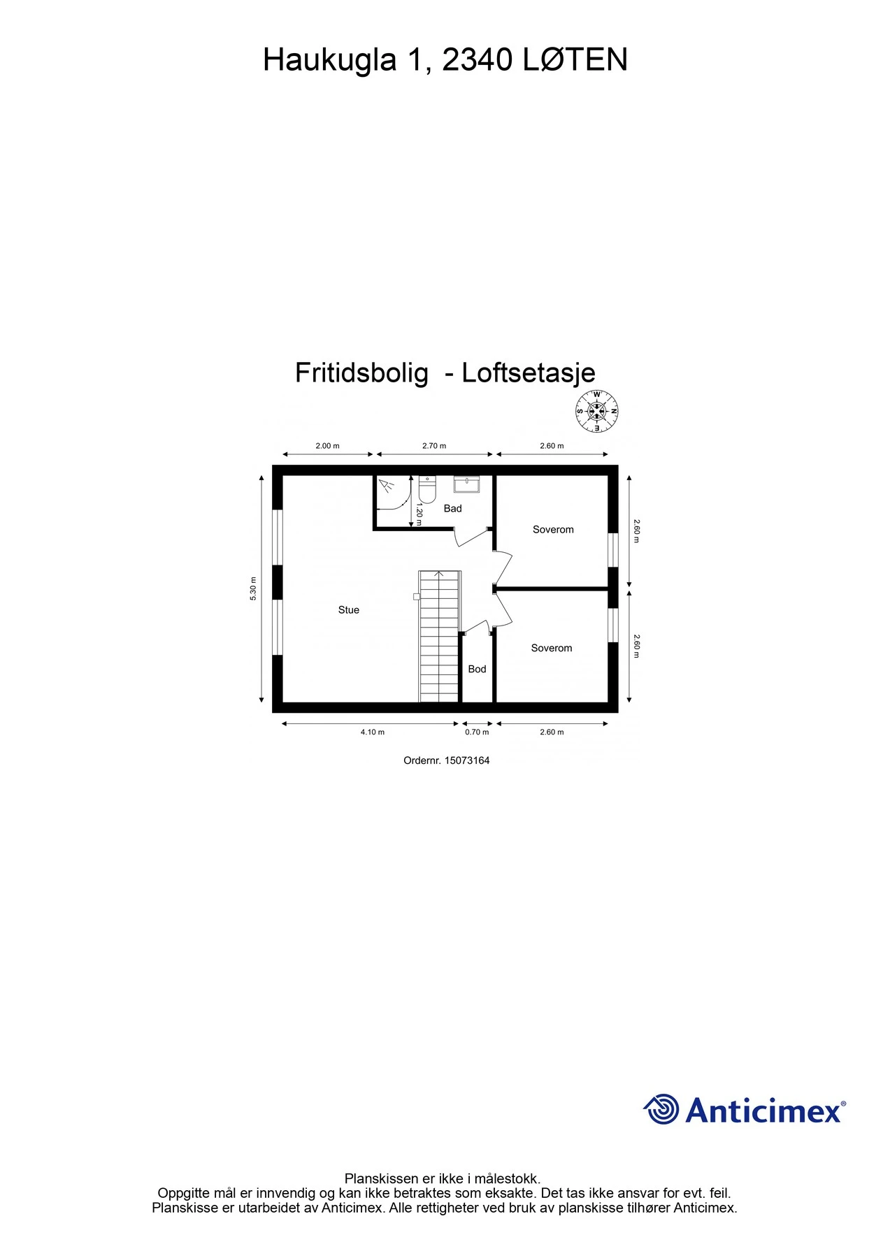 En god etasje for gjester, om du ikke trenger det ekstra arealet selv. Galleribilde