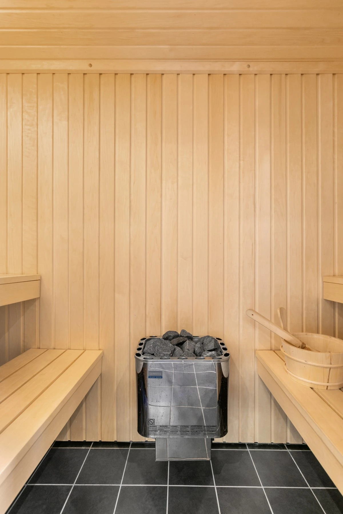 Badstuen gir en ekstra luksusfølelse etter ski- og fjellturer. Galleribilde