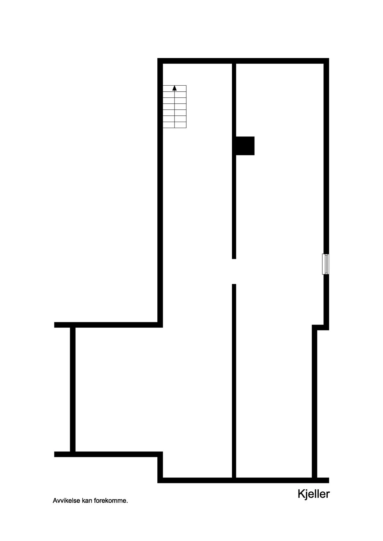 Plantegning kjeller Galleribilde