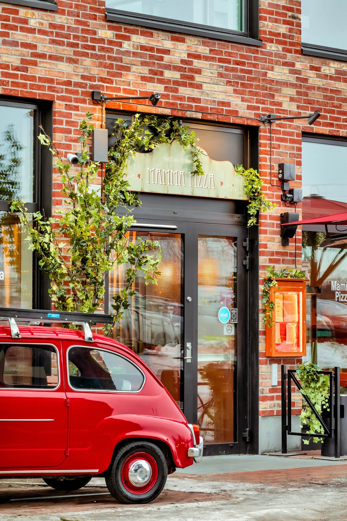 Popluære Mamma Pizza - en liten gåtur fra leiligheten. Galleribilde