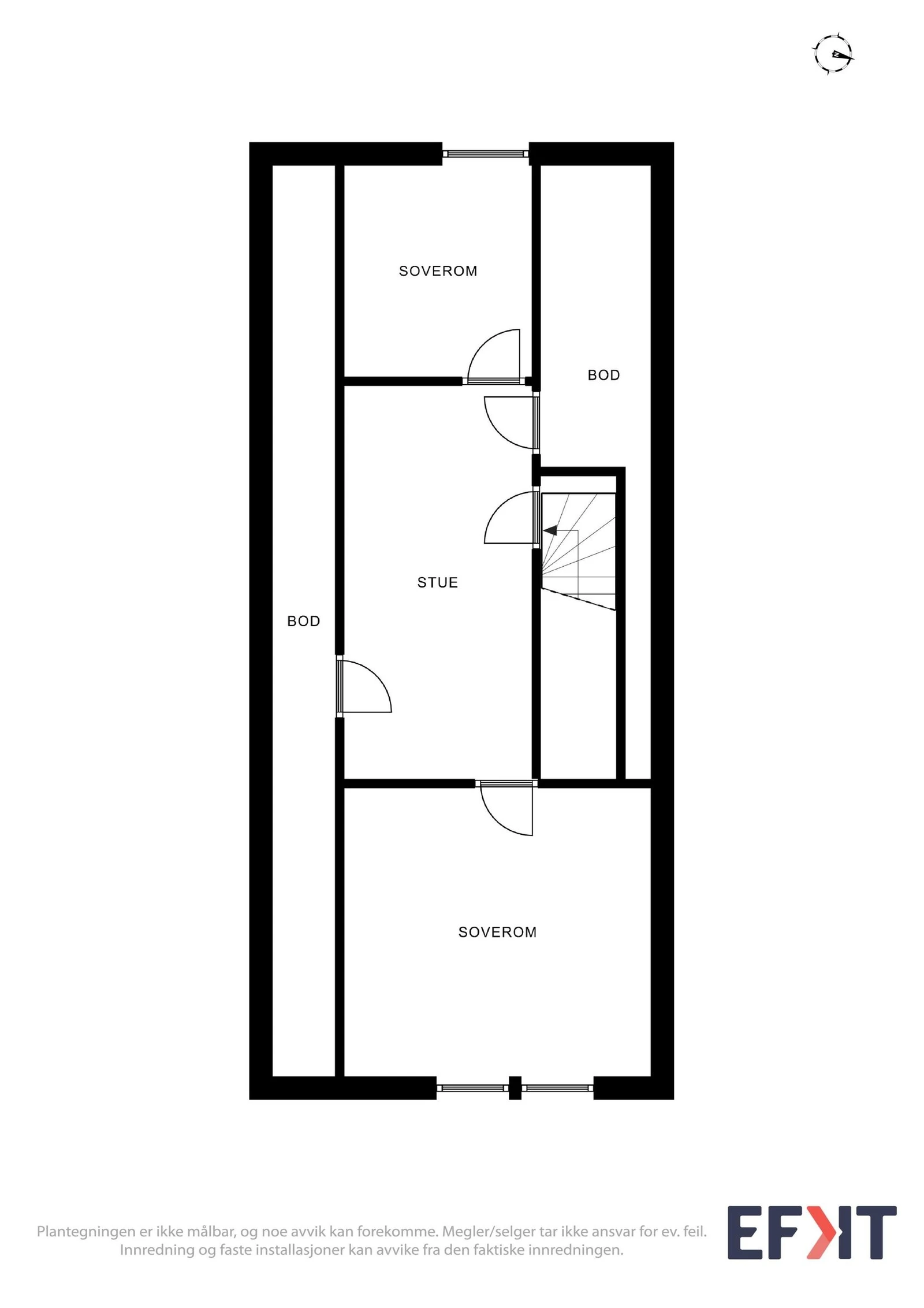 Plantegning 2. etasje Galleribilde