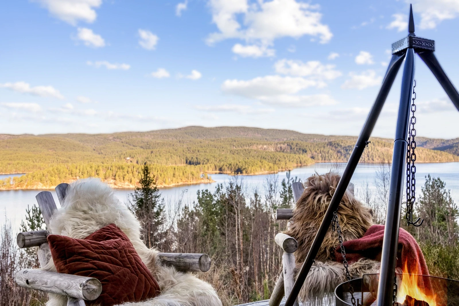 Deler av utsikten Galleribilde