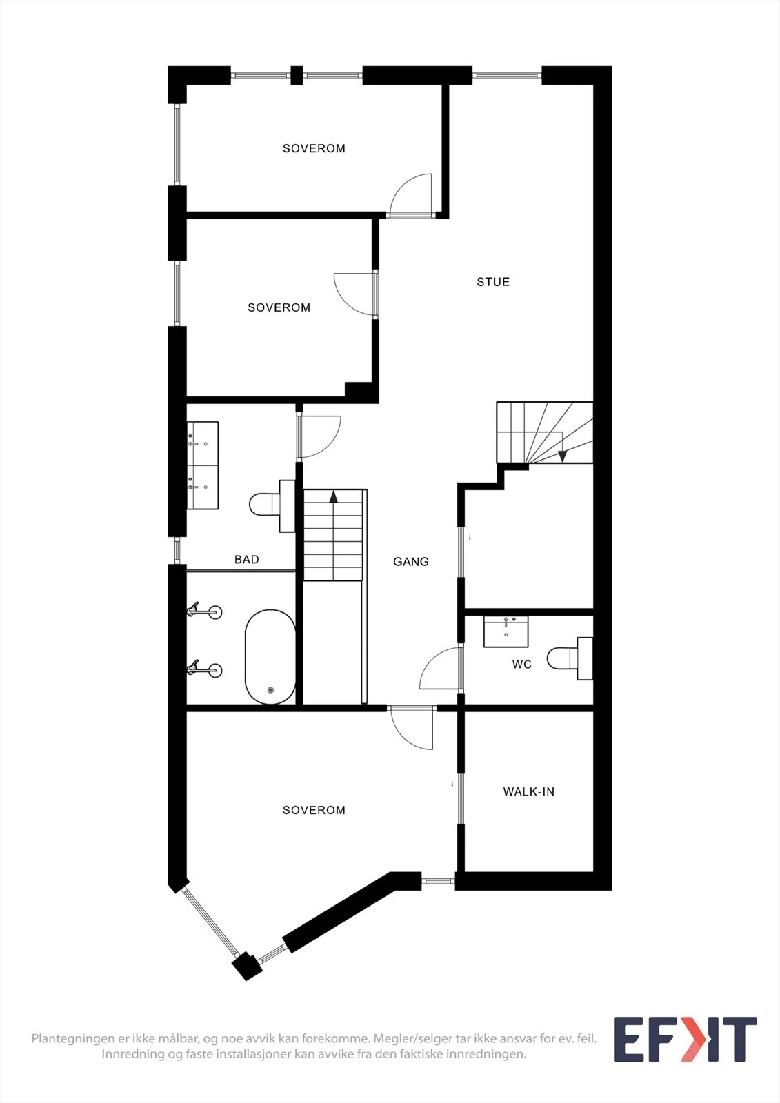 Plantegning 2. etajse. Galleribilde