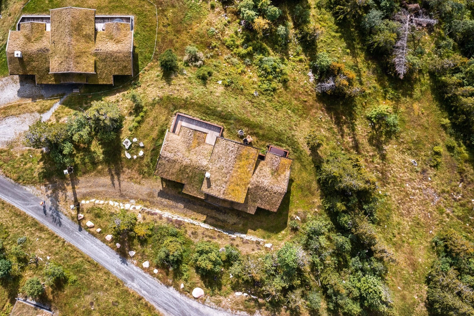 Eiendommen i fulgeperspektiv. Galleribilde