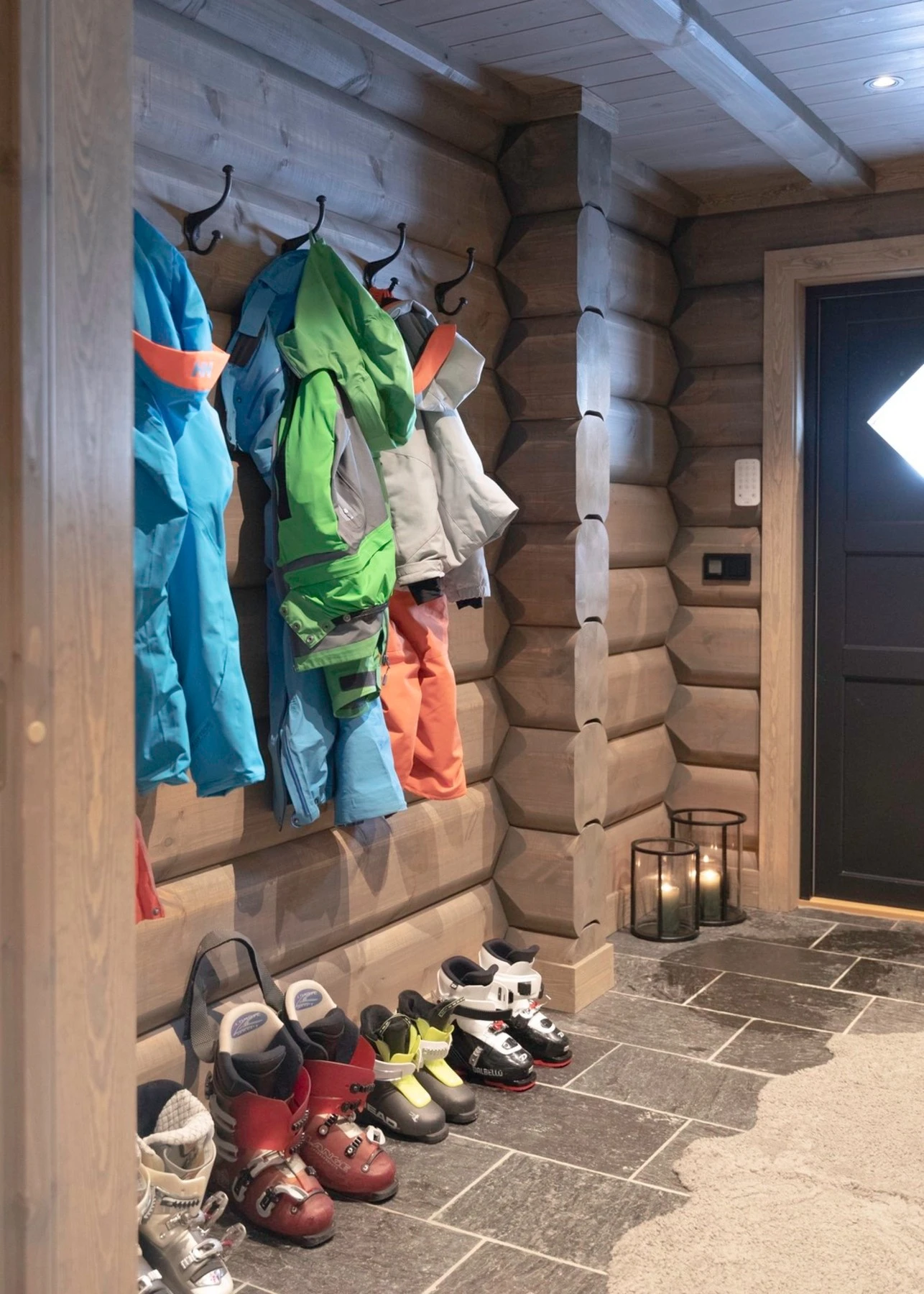 Foto fra en kundetilpasset hytte i tilsvarende modell Galleribilde