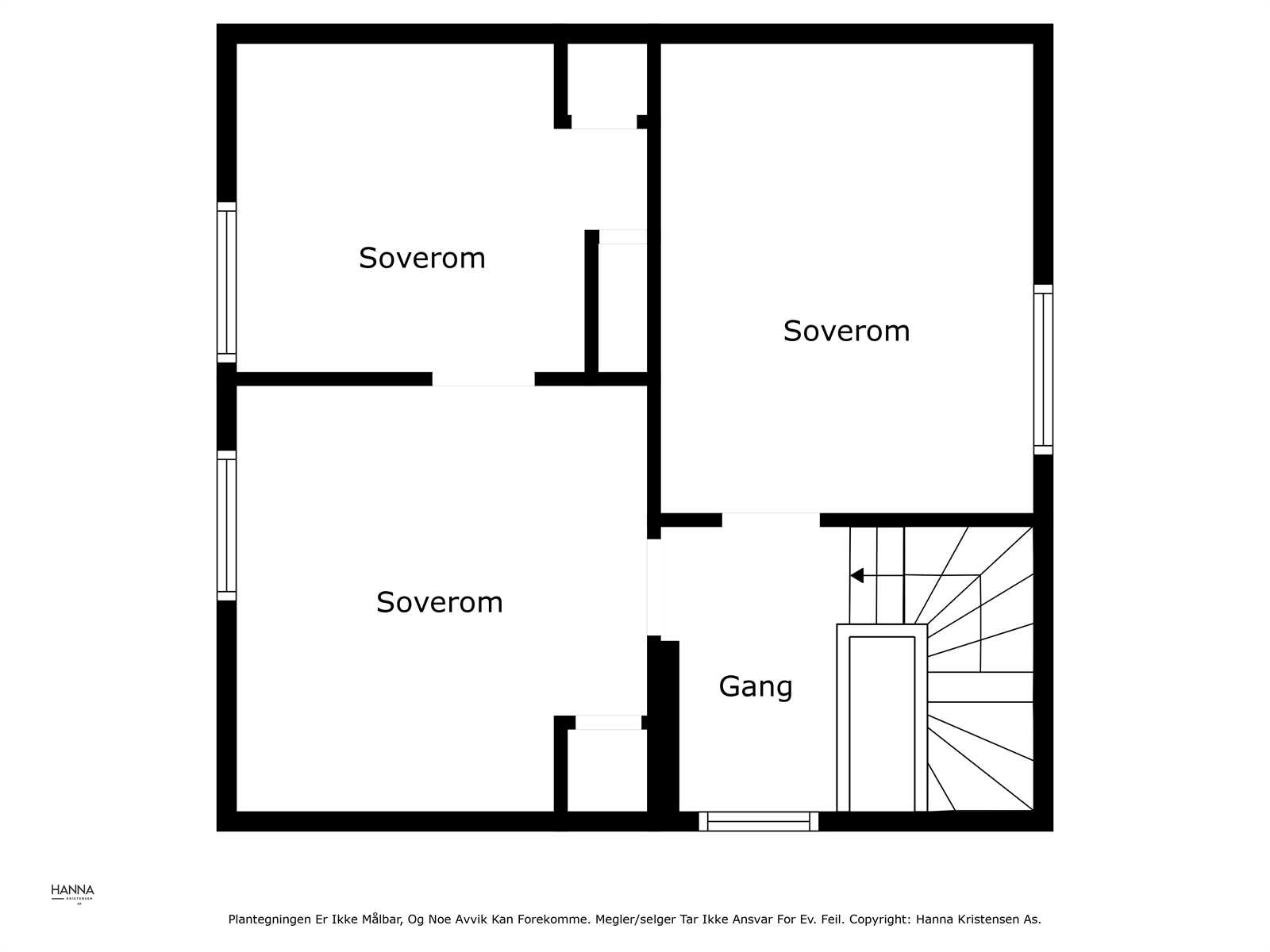 Plantegning 2.etasje Galleribilde