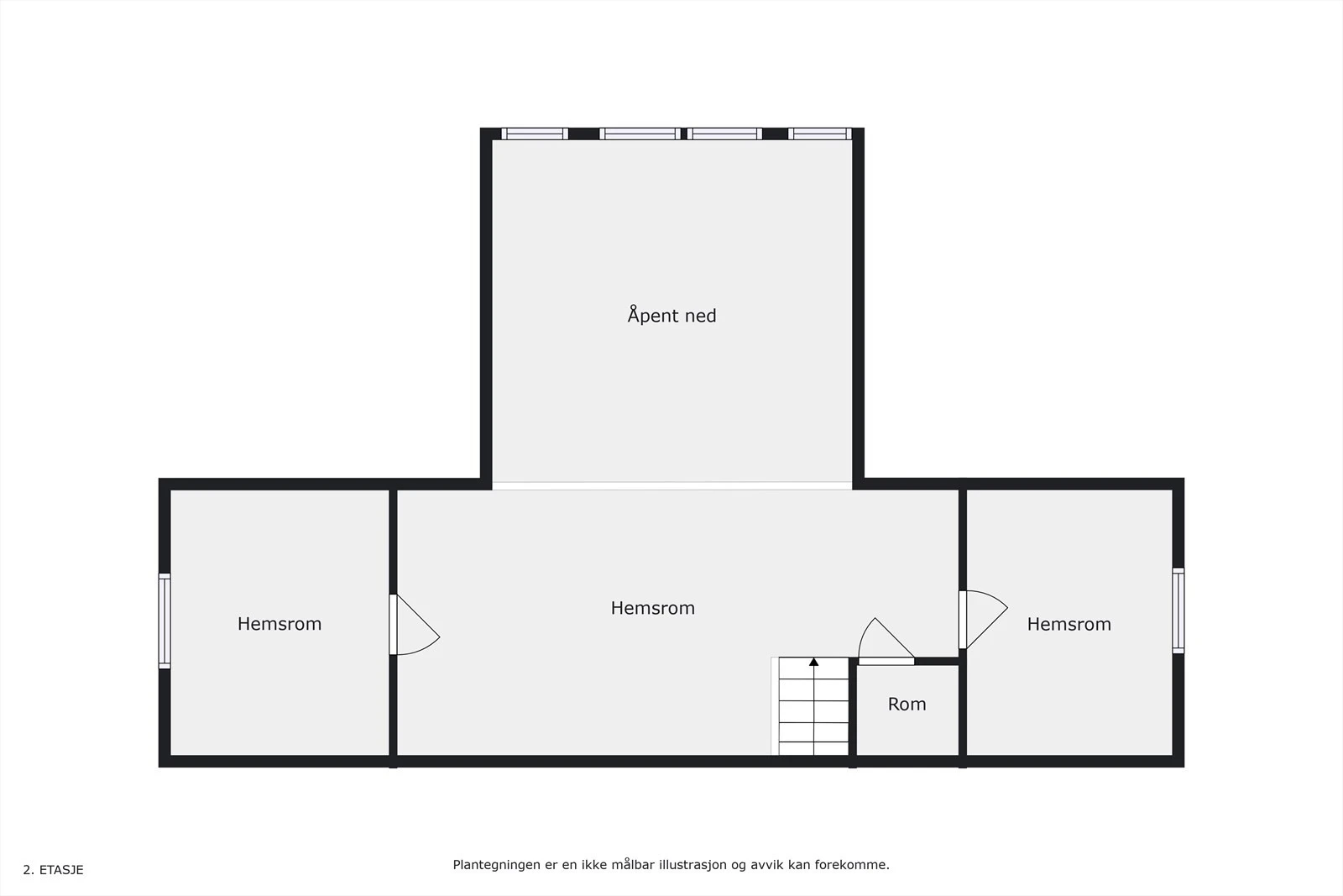 Plantegning hems. Galleribilde