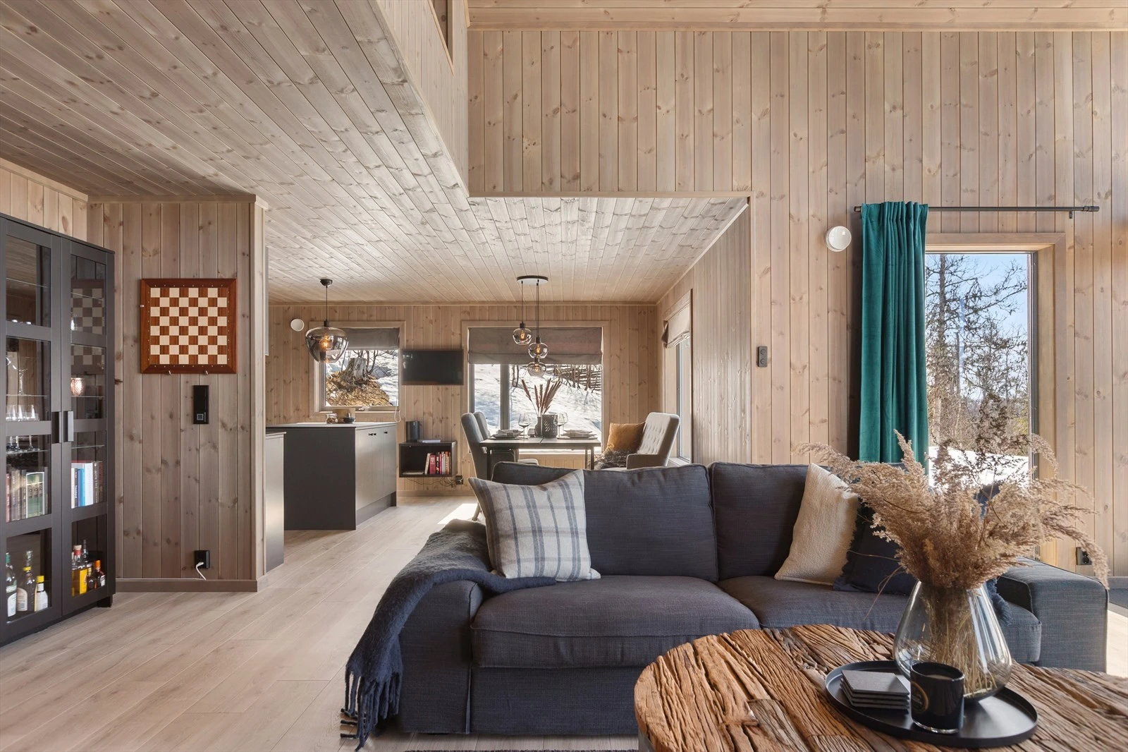 Den åpne og sosial løsningen gir rom for avslapping og hyggelige sammenkomster Galleribilde