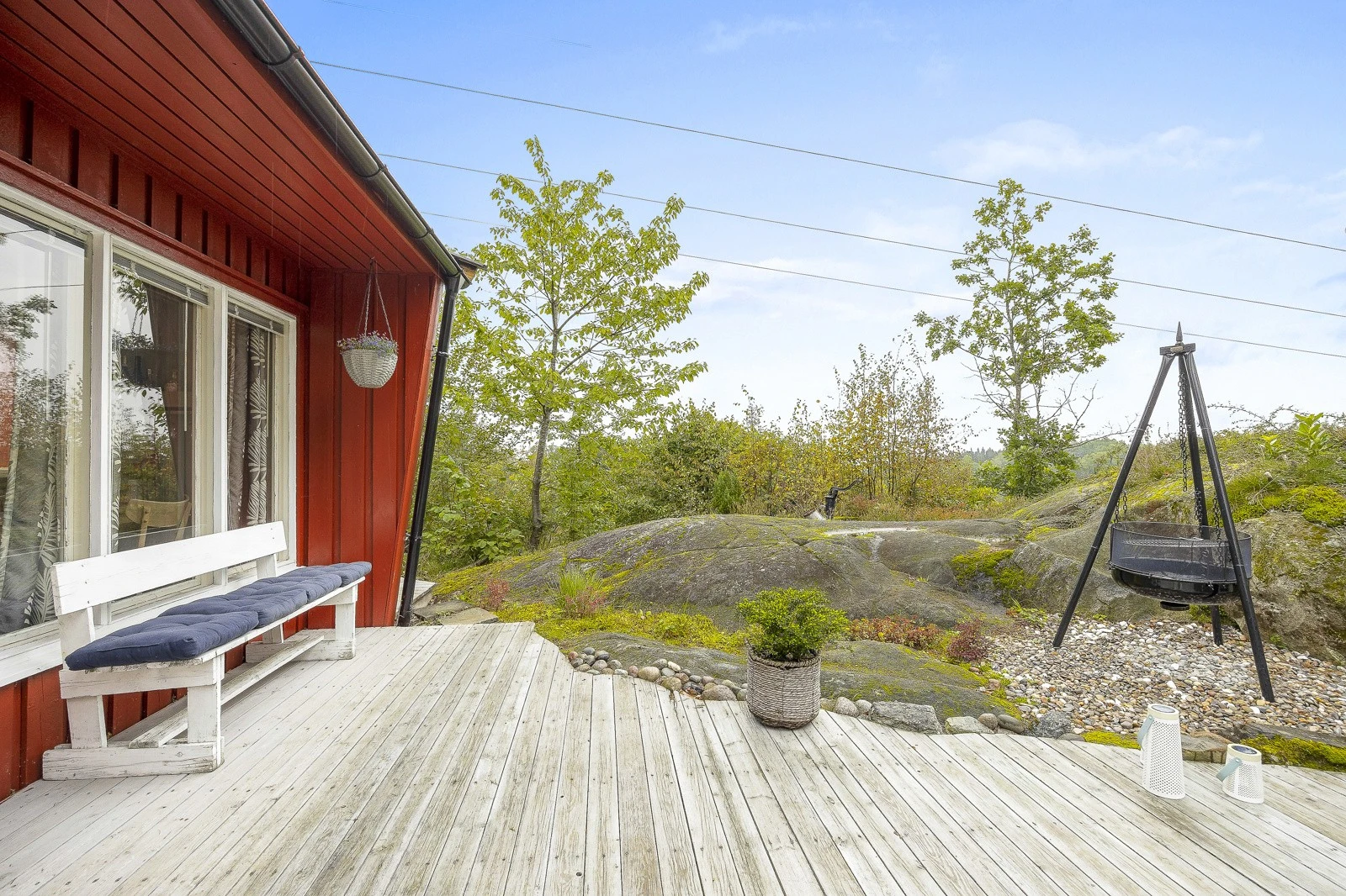 Flott opparbeidet uteområde. Galleribilde